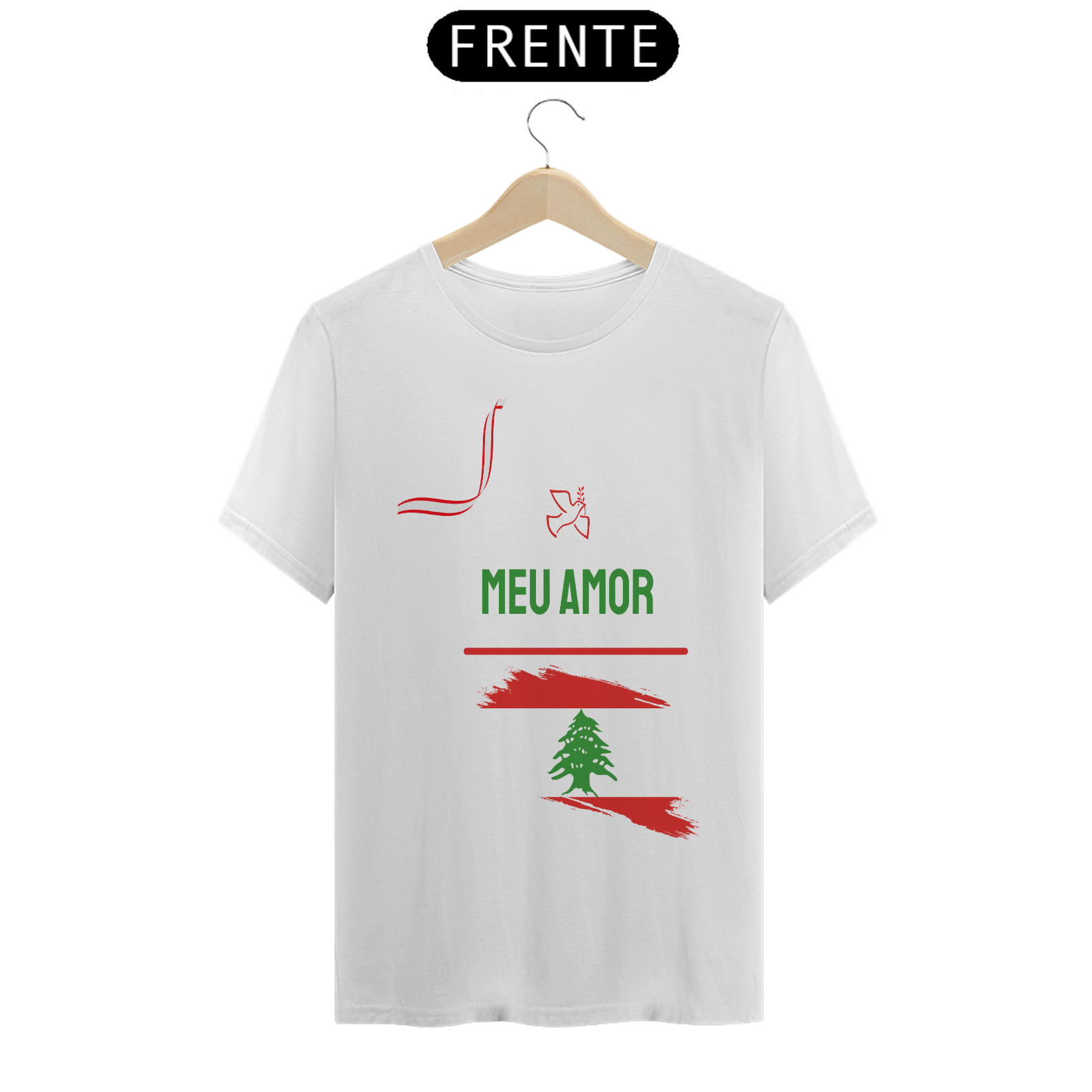 Camiseta meu amor é o Líbano