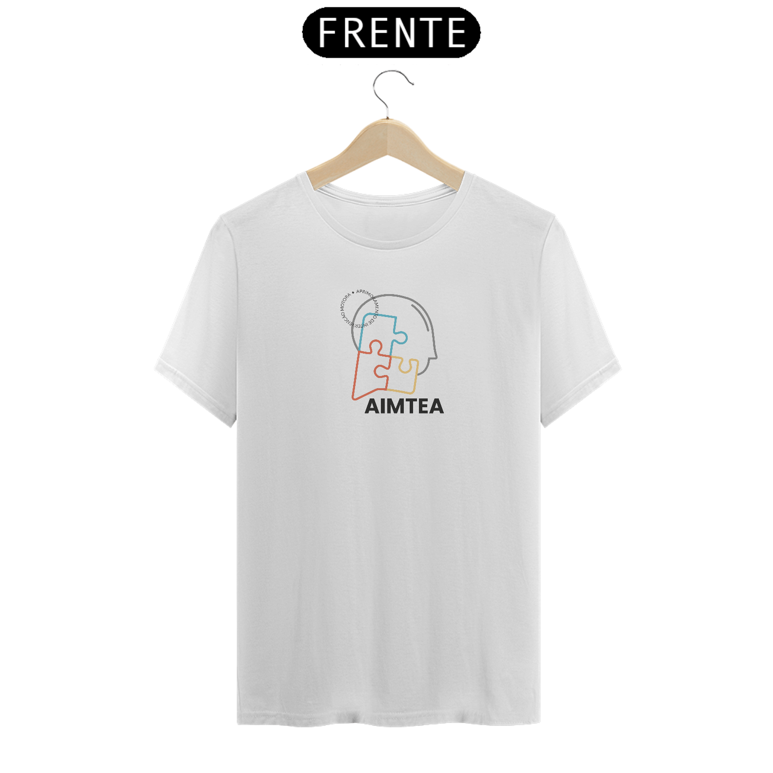 Camiseta branca AIMTEA