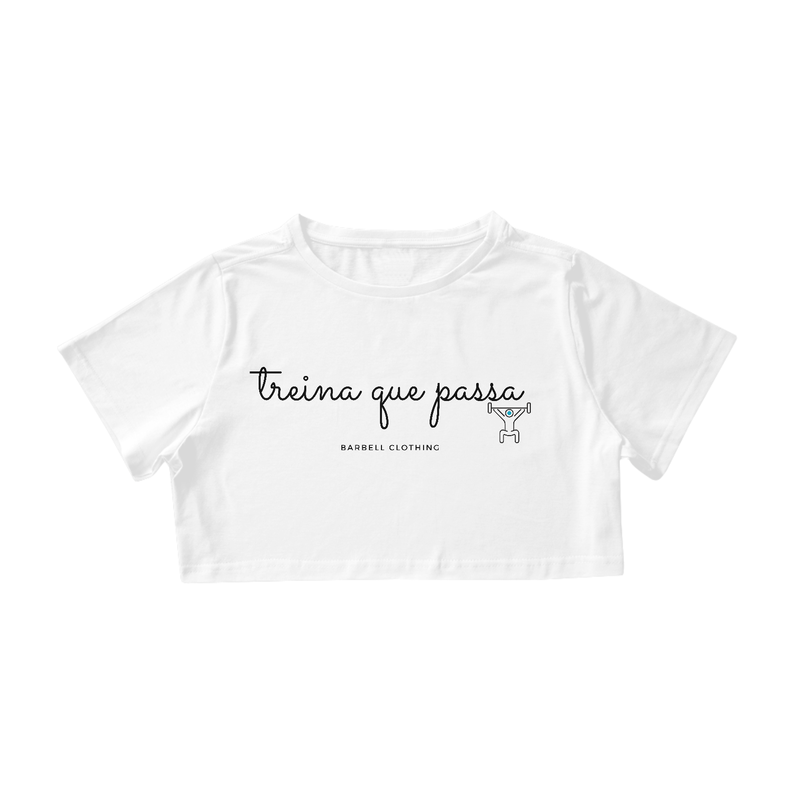 Cropped Estampa Minimalista