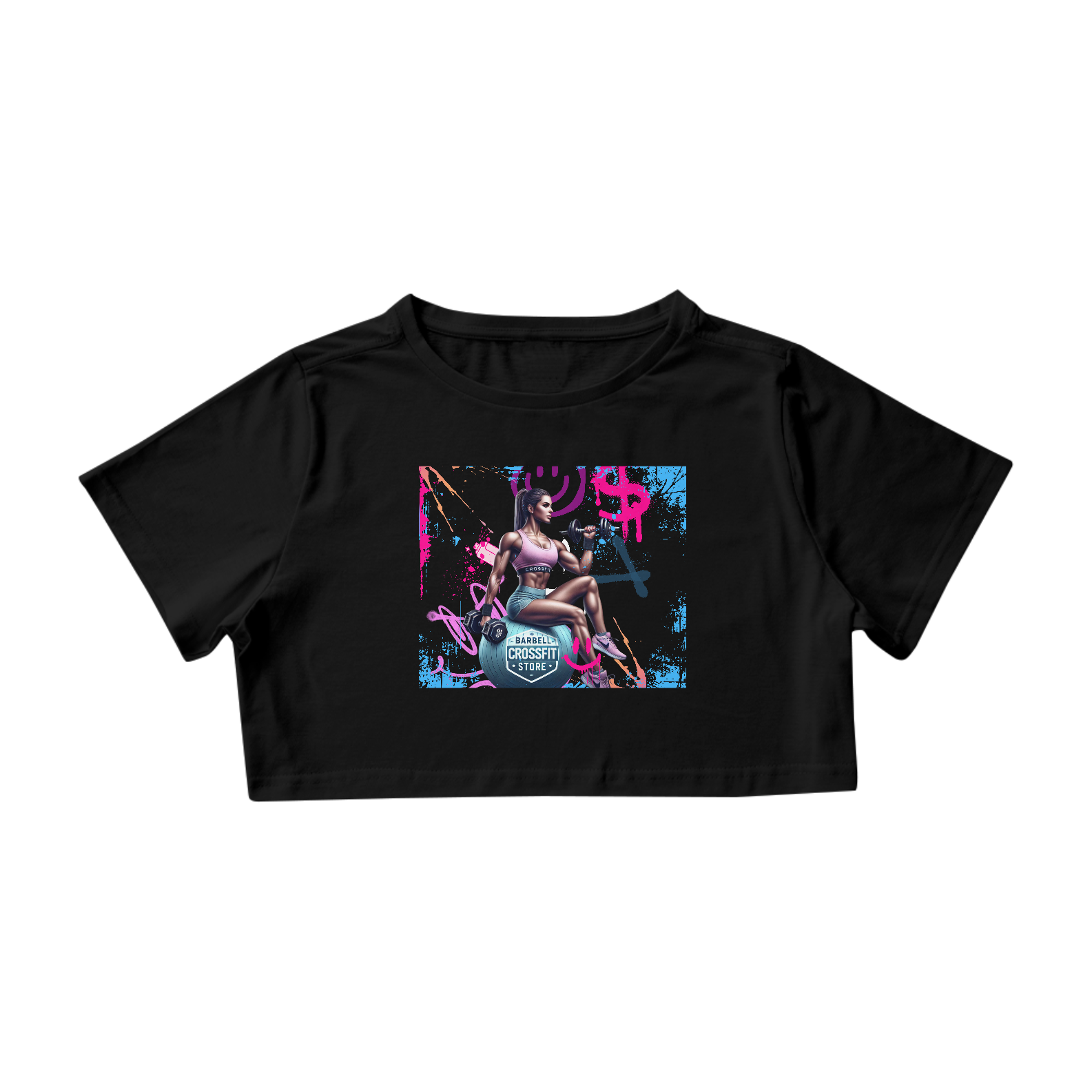 Cropped Estampa Cross Color