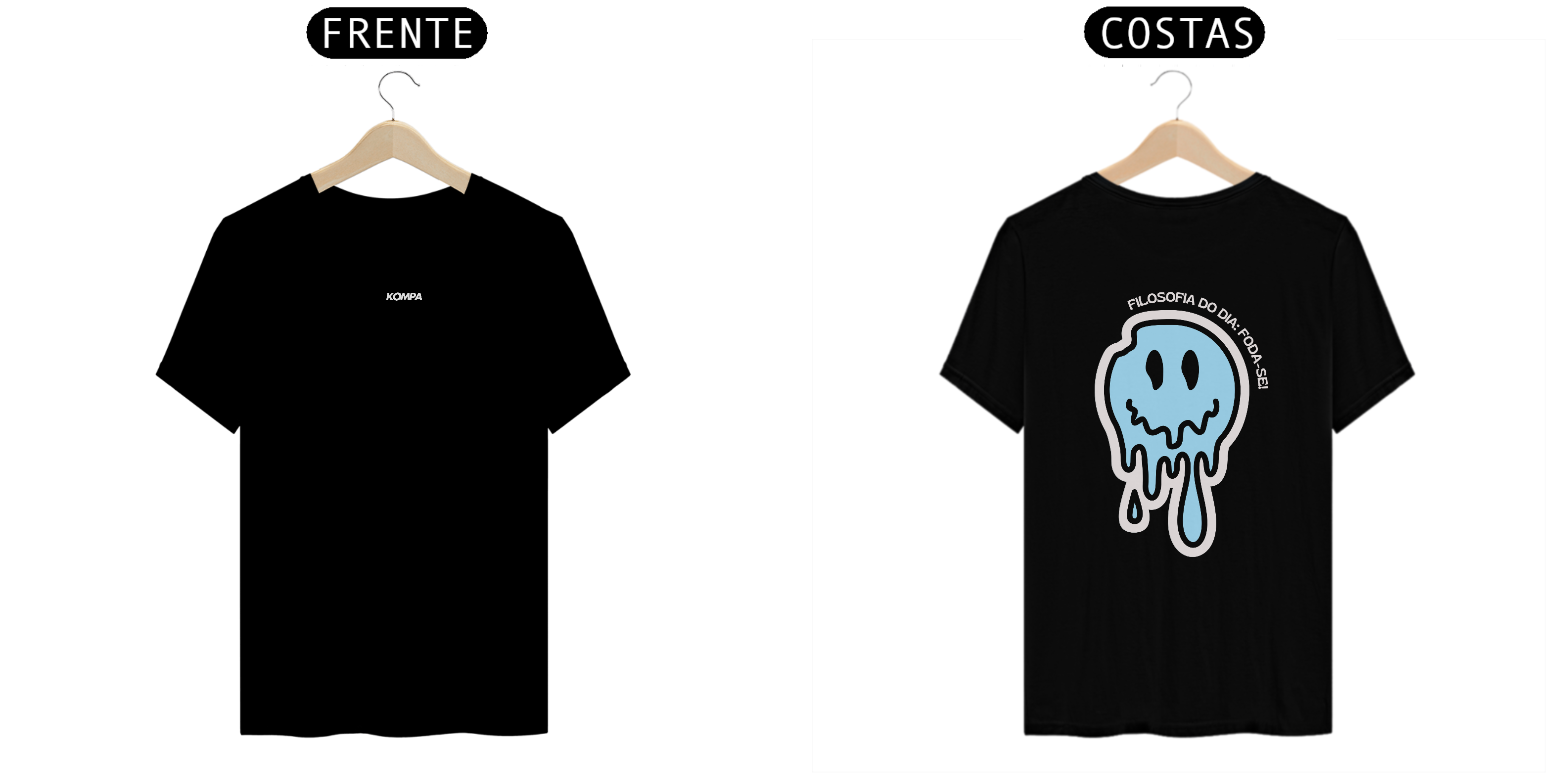 Camisa | Kompa - Filosofia do Dia: Foda-se!