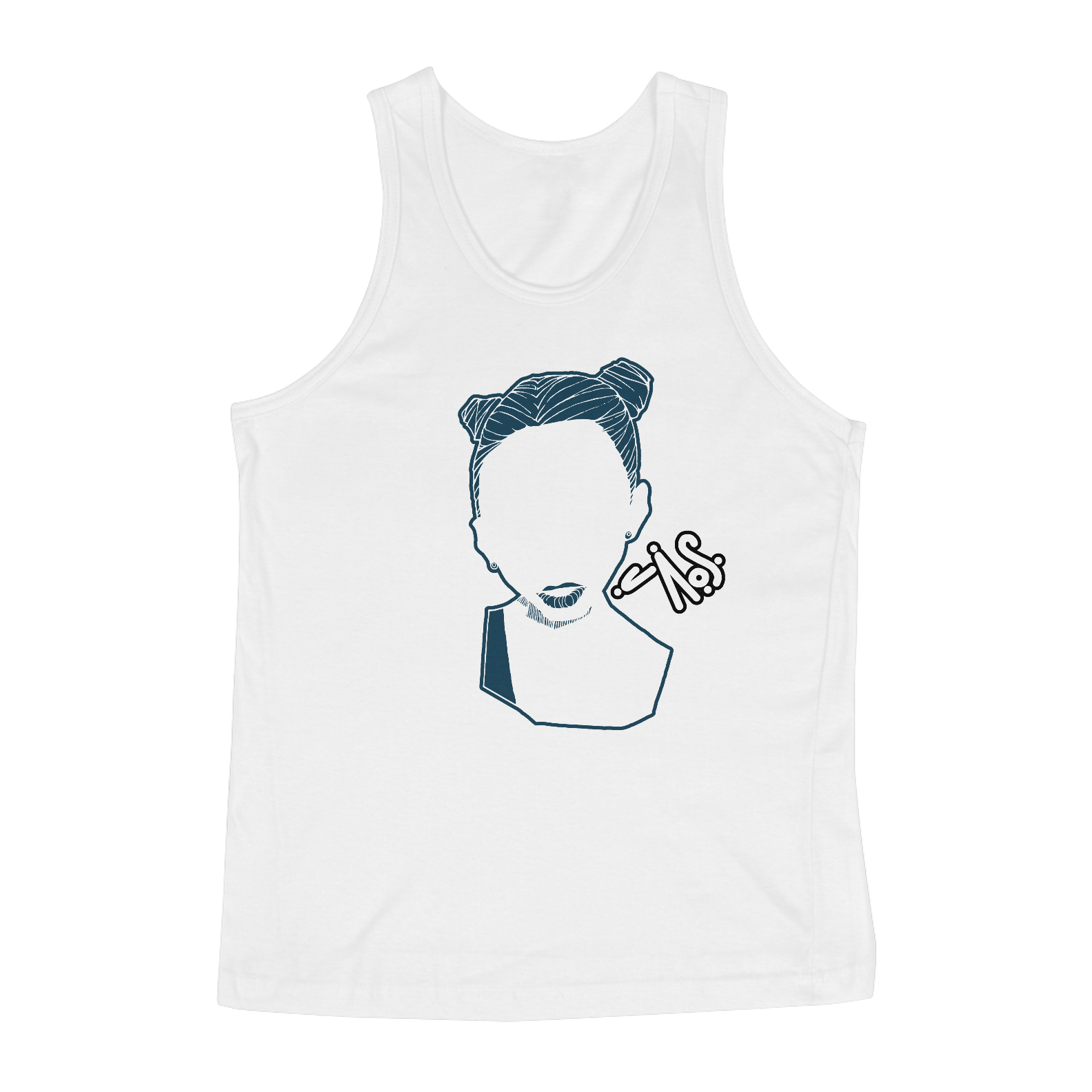 R133 | Negativo - Arte Azul Marinho