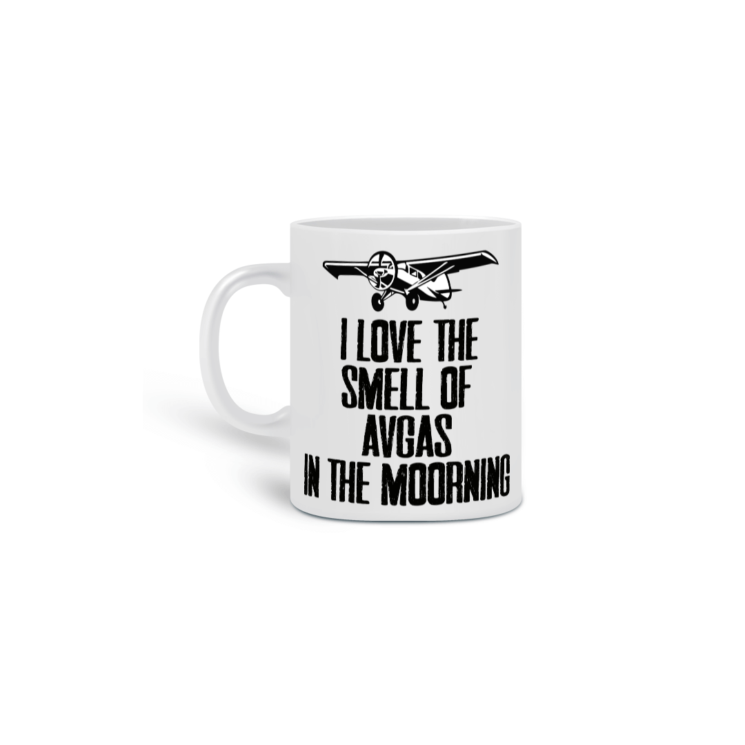 Caneca I love the smell of avgas in the moorning