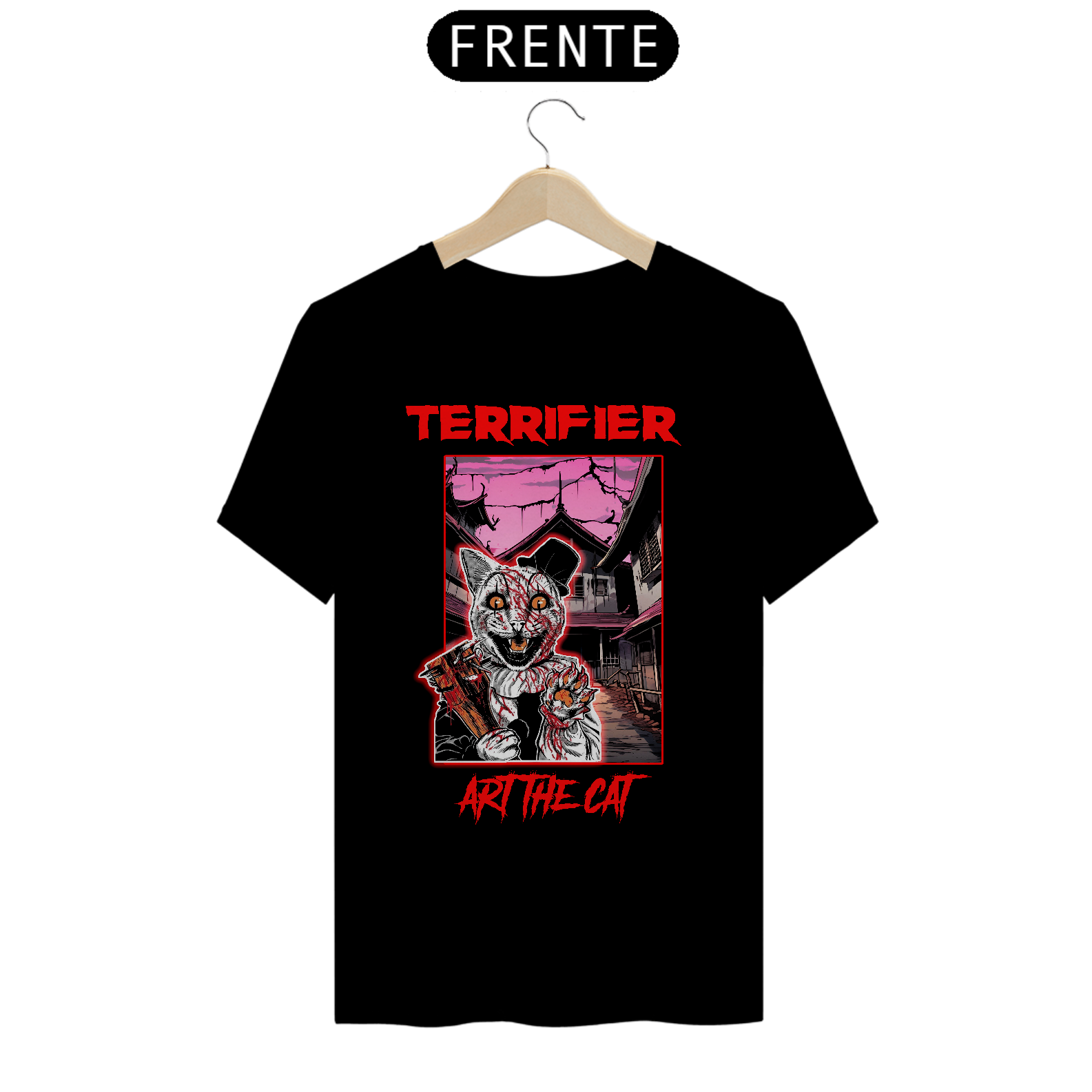 CAMISETA TERRIFIER - ART THE CAT (ART THE CLOWN)
