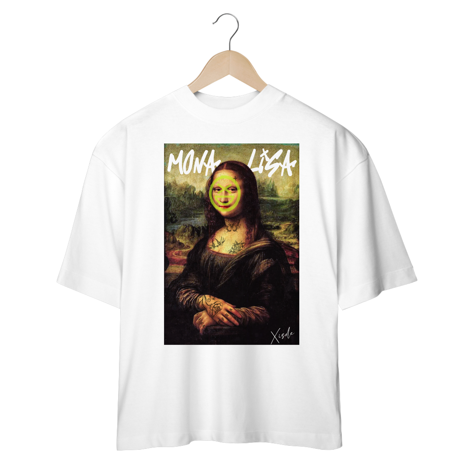 Camiseta oversize - Monalisa xisde