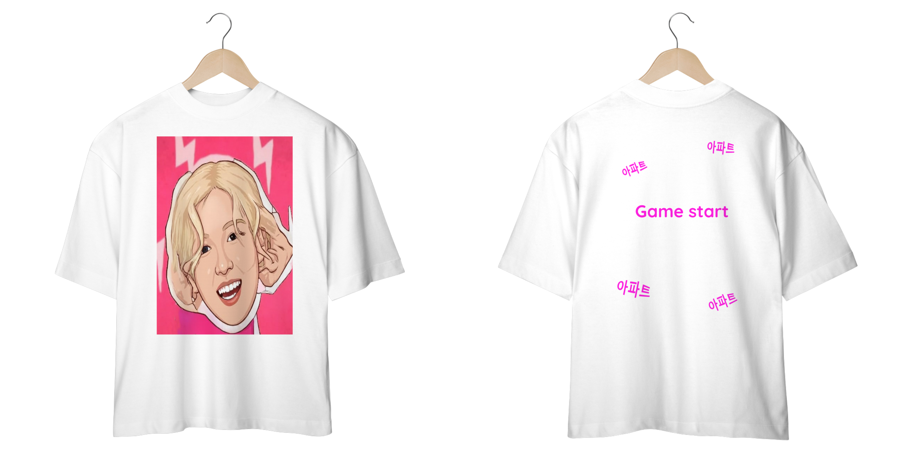 T-shirt oversized Rose APT 