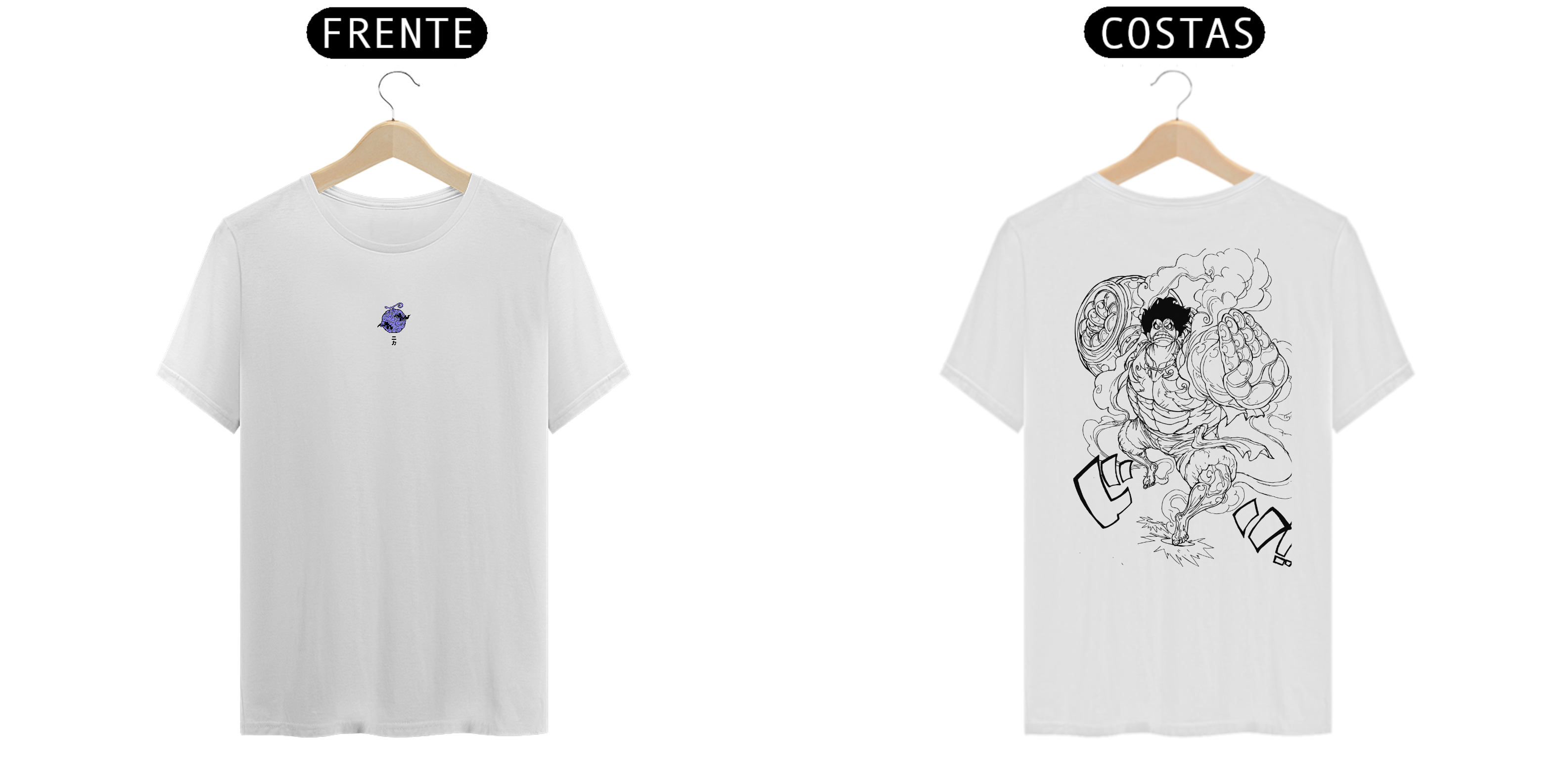 Akuma no mi Fruta ESTILO GEAR / FRENTE E COSTAS