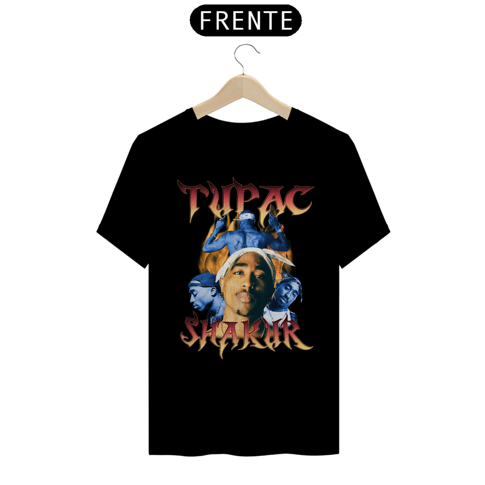 Camiseta Bootleg 2pac
