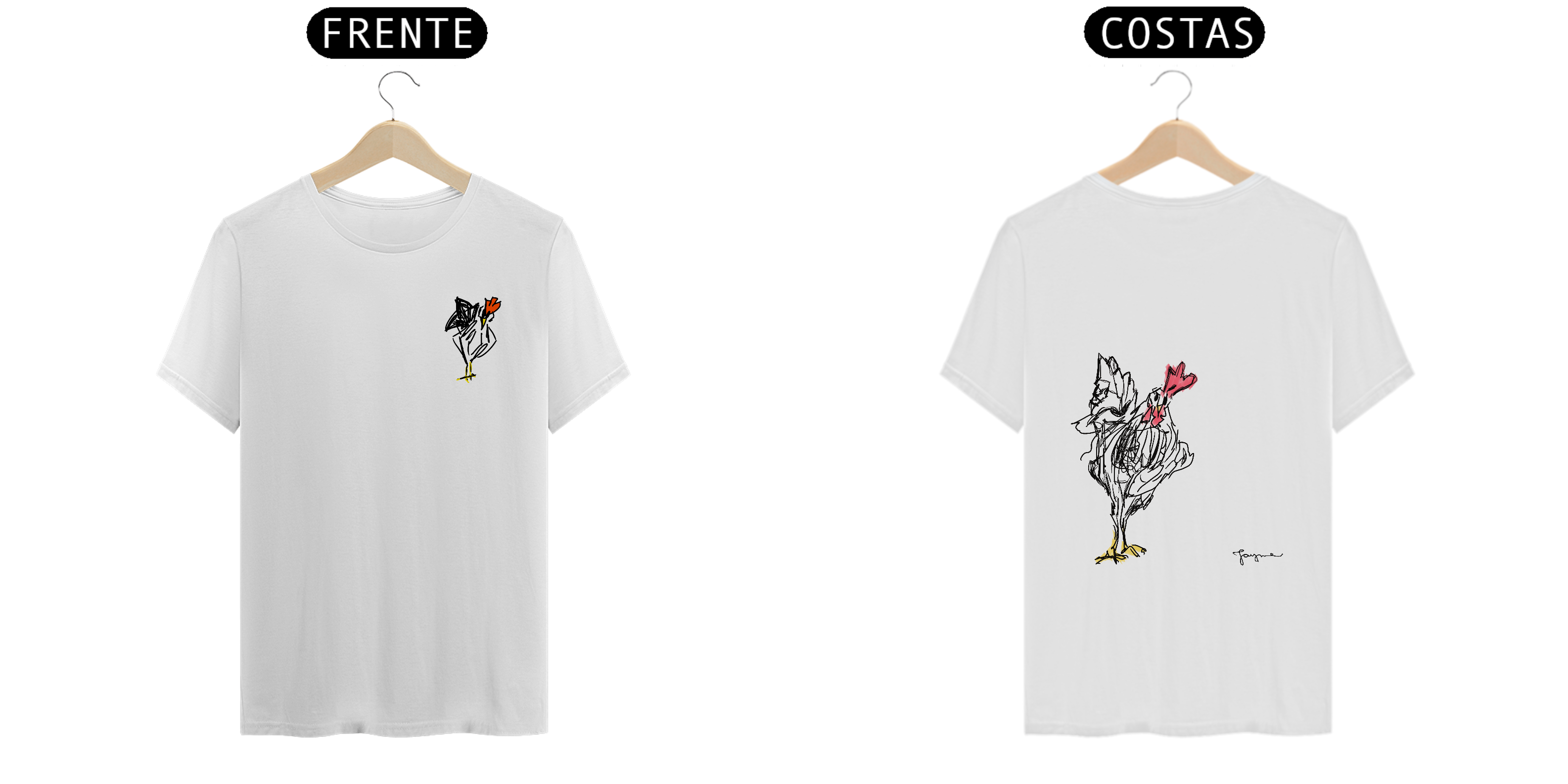 Camiseta Primeira Galinha