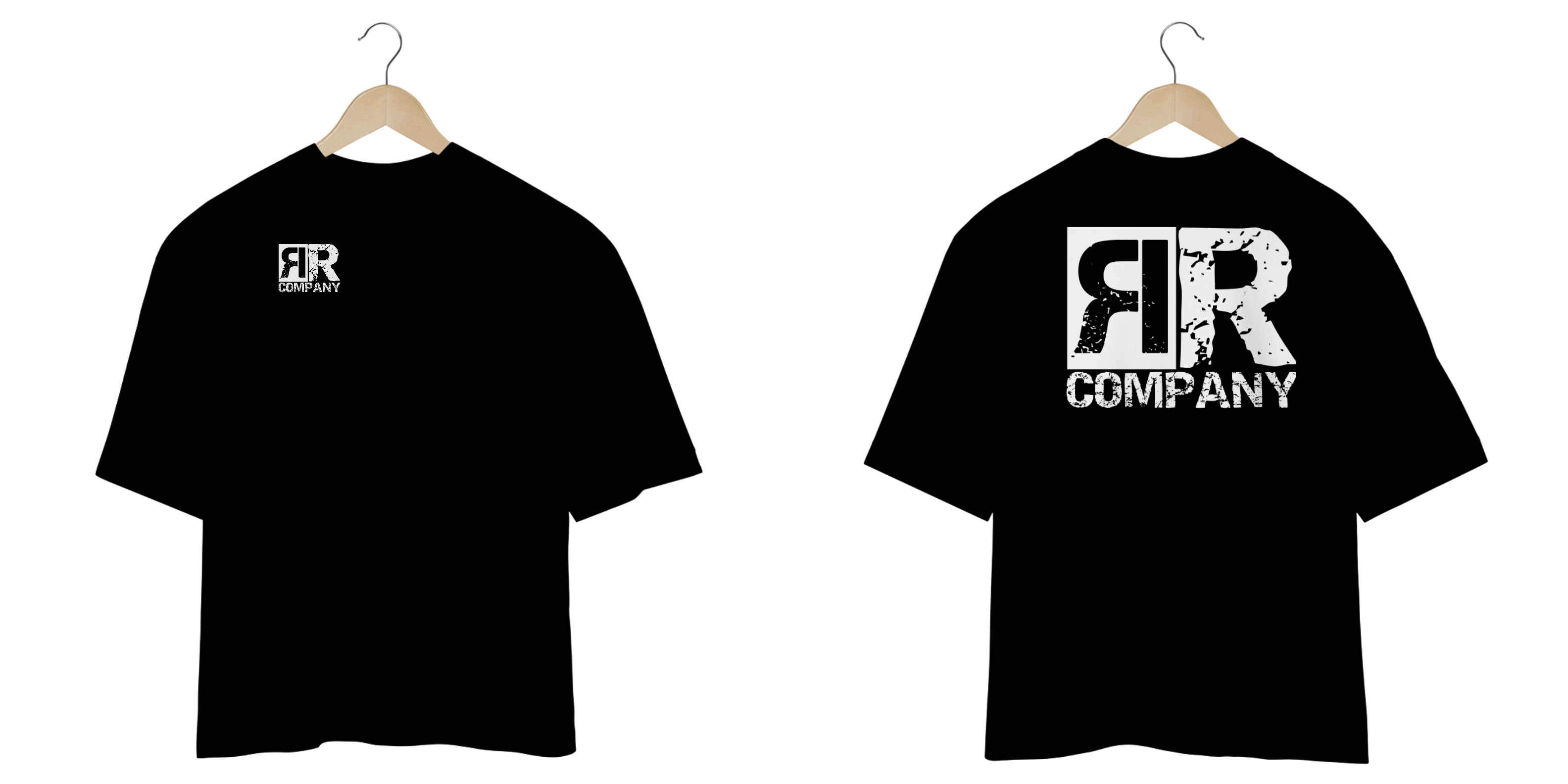 Camiseta R.R Company ( Estampa Branca)