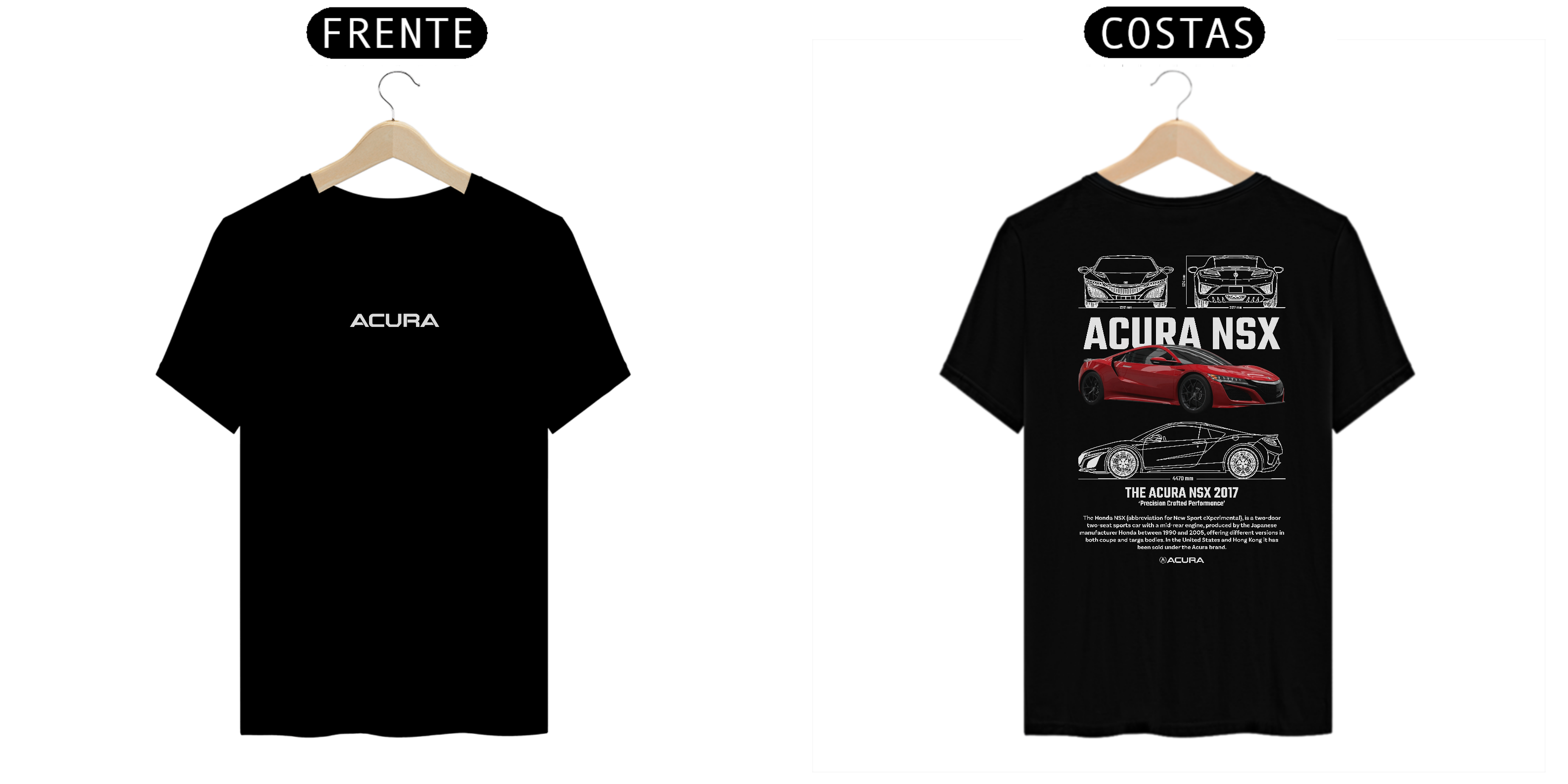 Camisa Acura NSX 2017