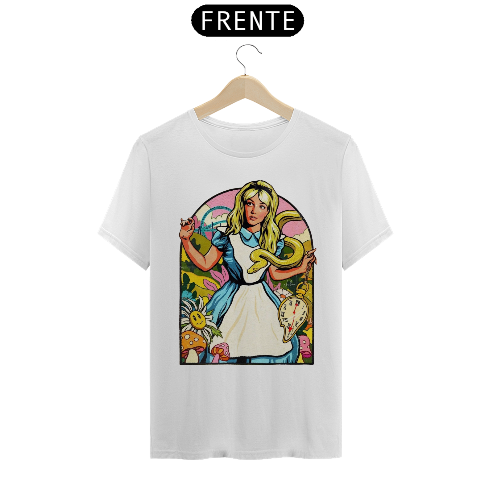 Camiseta Britney  Spears - Alice no país das maravilhas