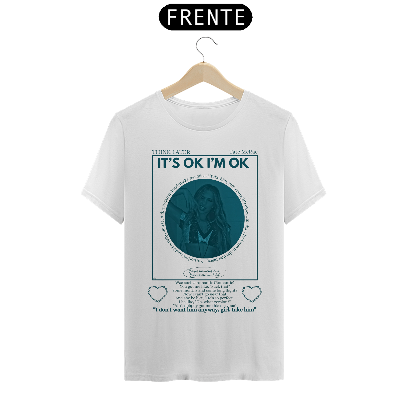 Camiseta Tate McRae - Its ok im ok