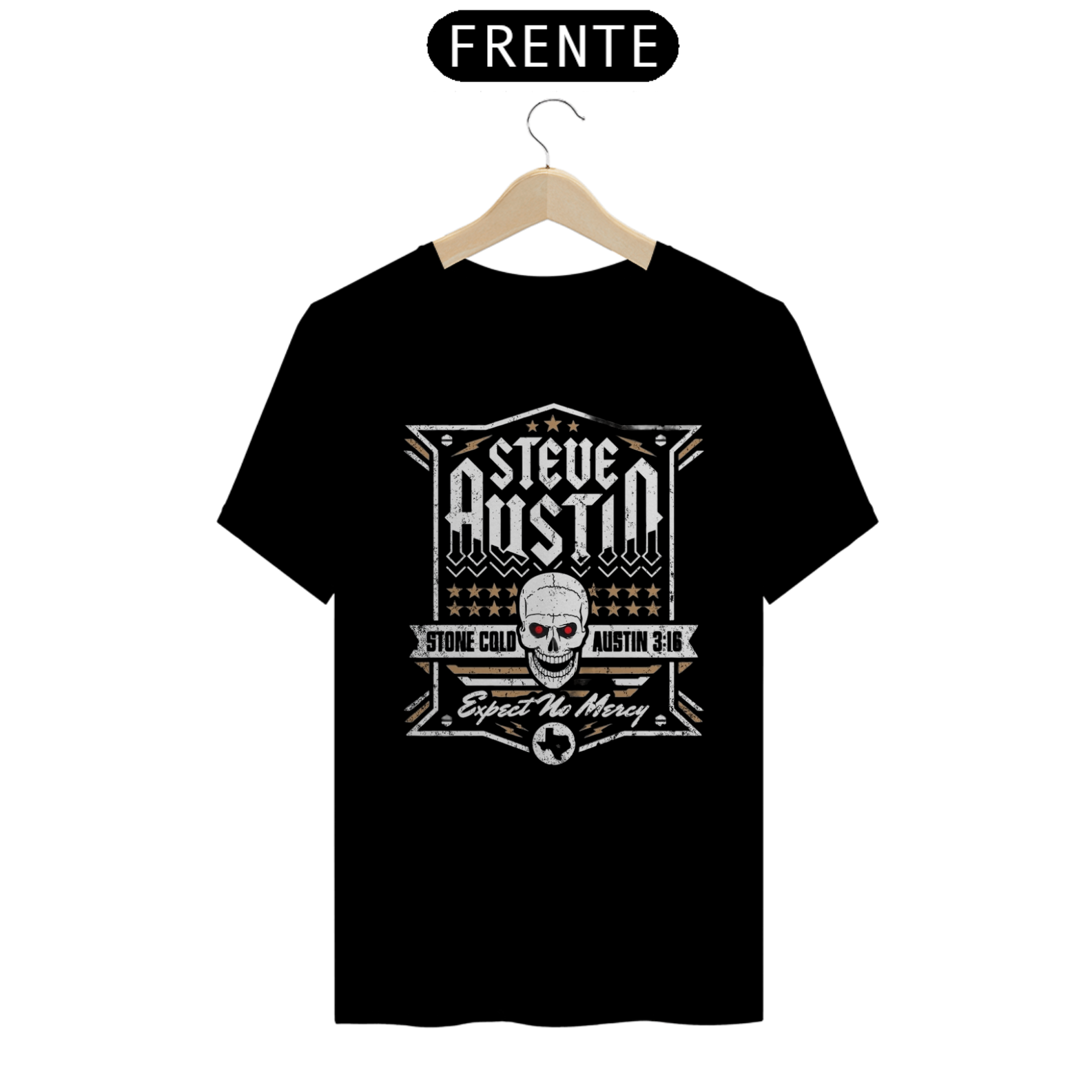 Camiseta Stone Cold Steve Austin - Expect no Mercy