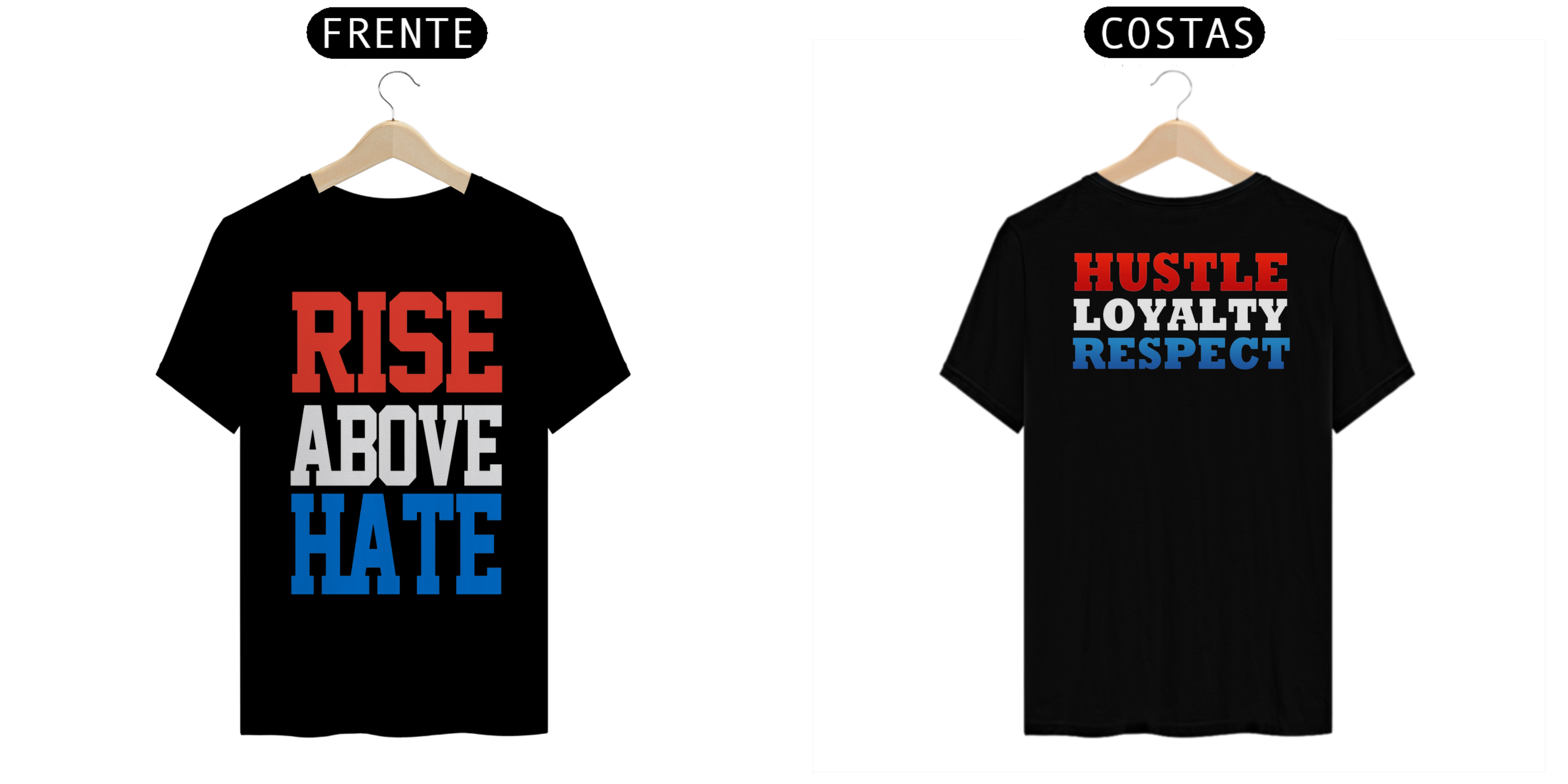 Camiseta John Cena - RISE ABOVE HATE | HUSTLE LOYALTY RESPECT