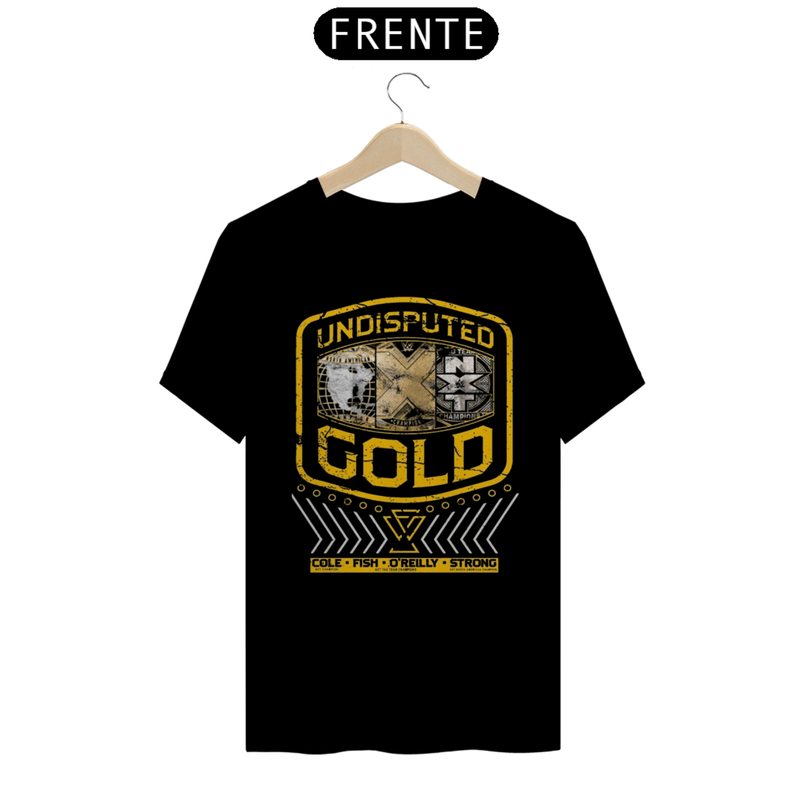 Camiseta NXT Undisputed Era - GOLD