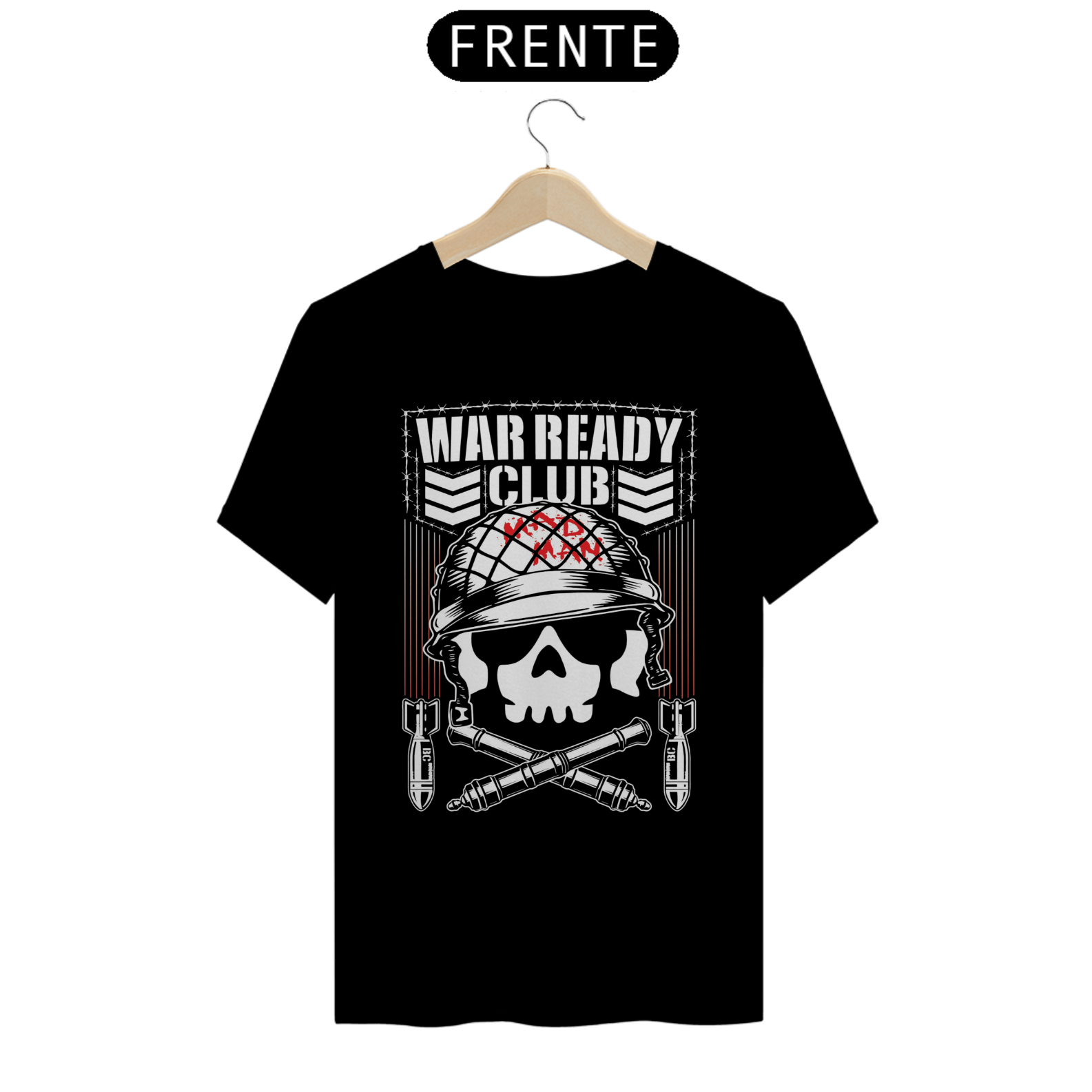 Camiseta Bullet Club War Dogs War Ready Gabe Kidd