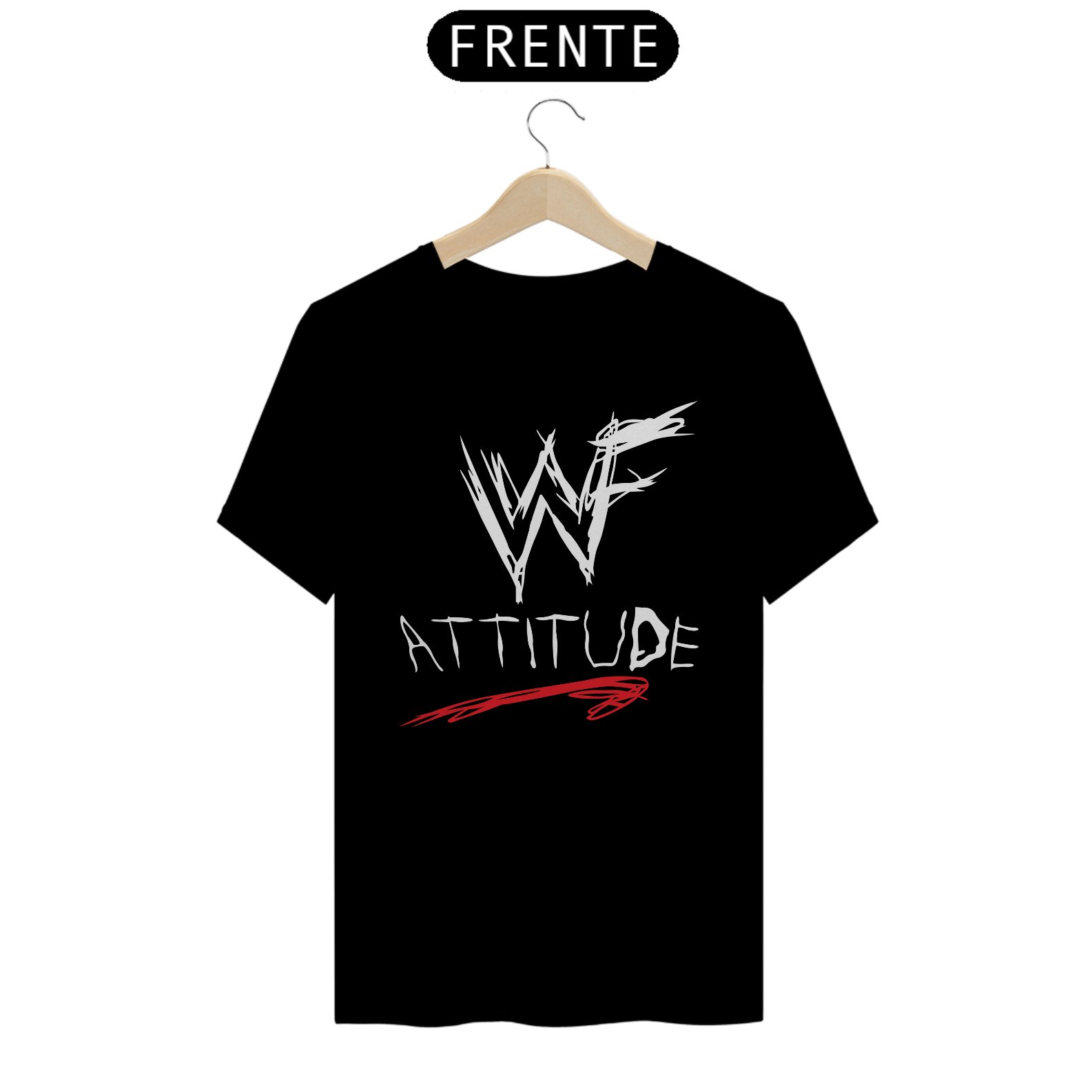 Camiseta WWF - Attitude ERA