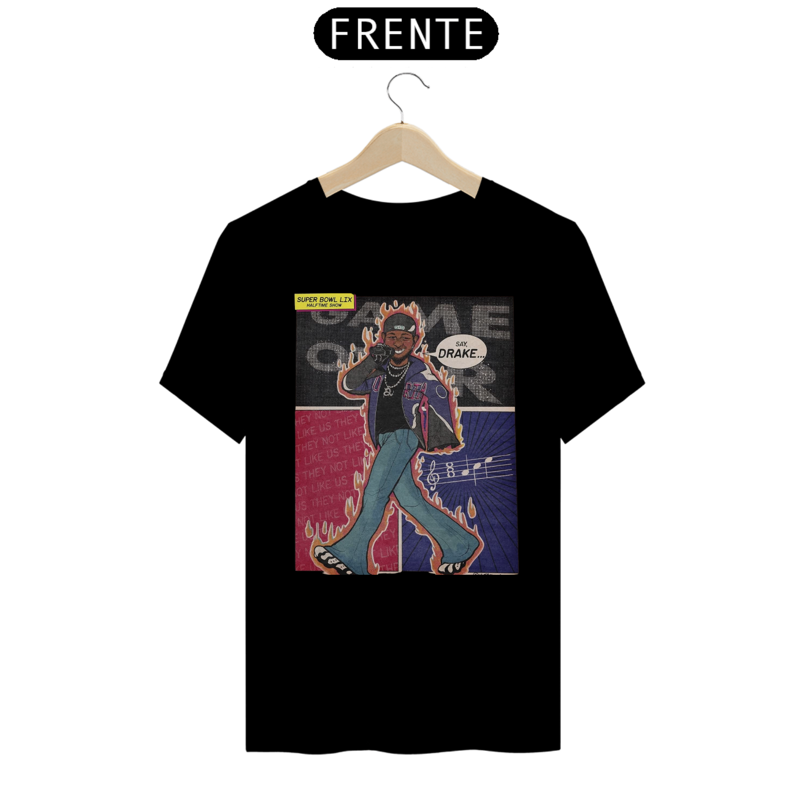 Camiseta Kendrick Lamar - Superbowl