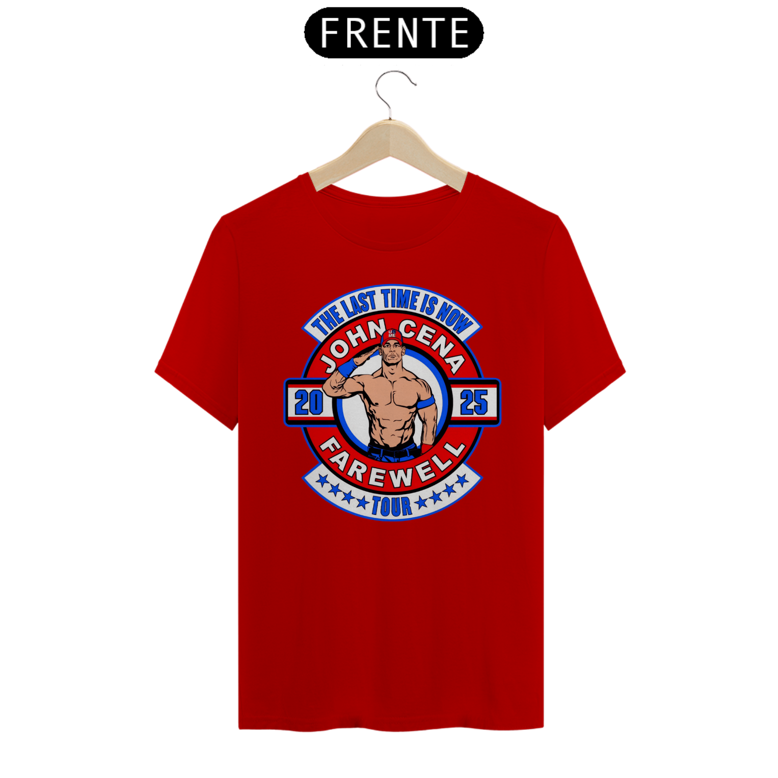 Camiseta John Cena - The Last Time is Now FAREWELL TOUR - Frente