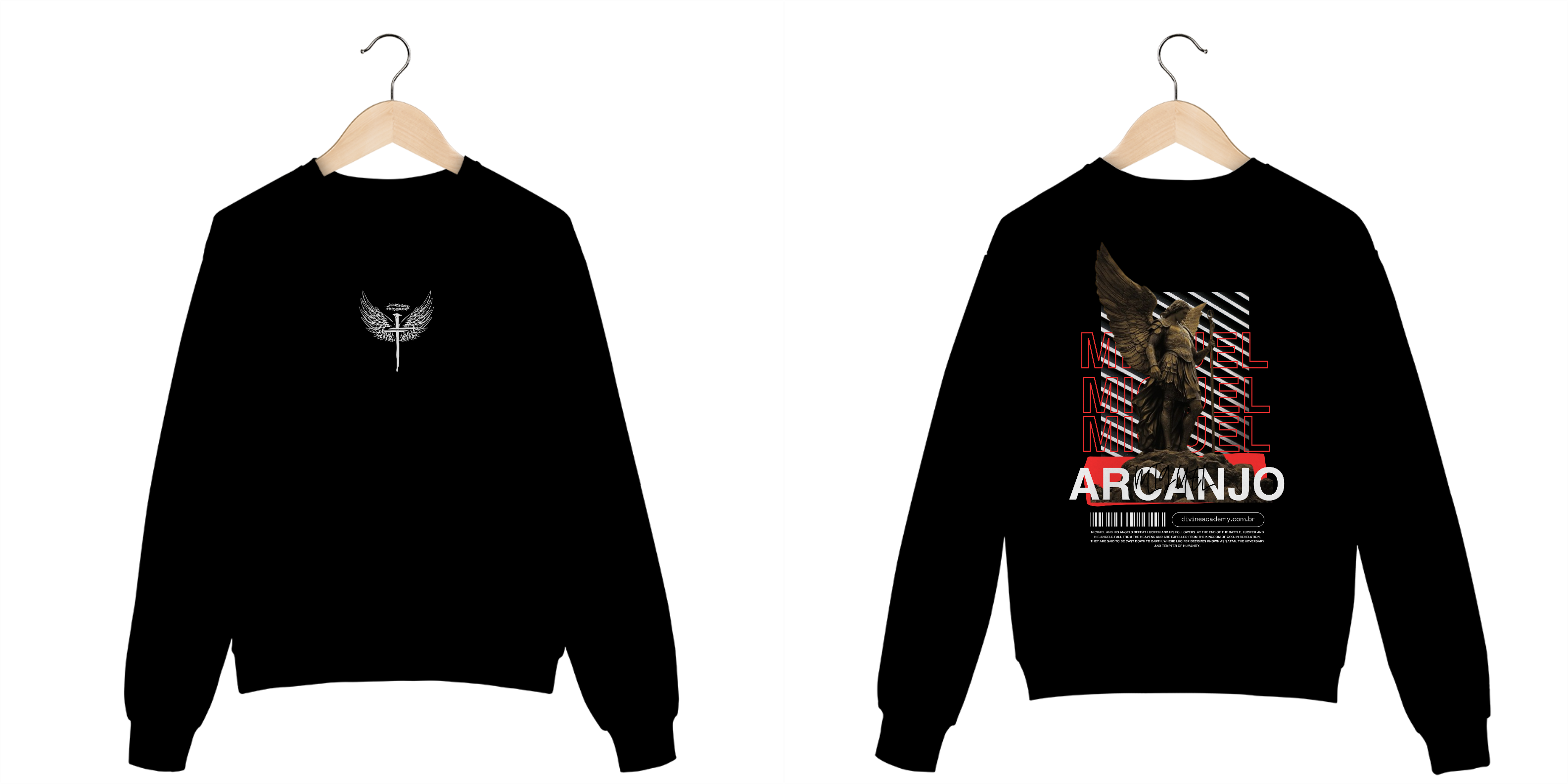 Moletom Sem Capuz- Arcanjo Mguel
