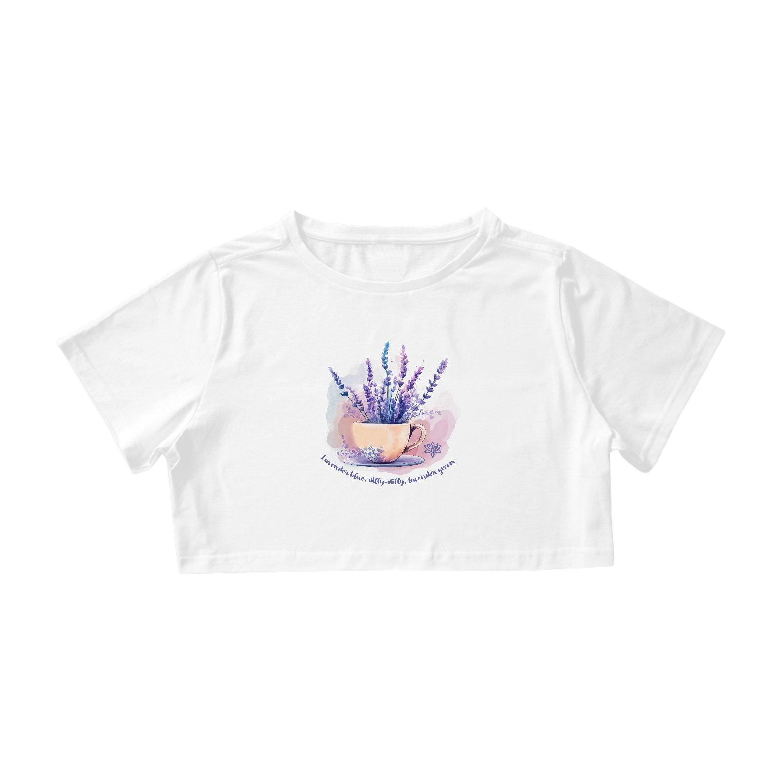 Camiseta Cropped Lavender Blue (Dilly Dilly)