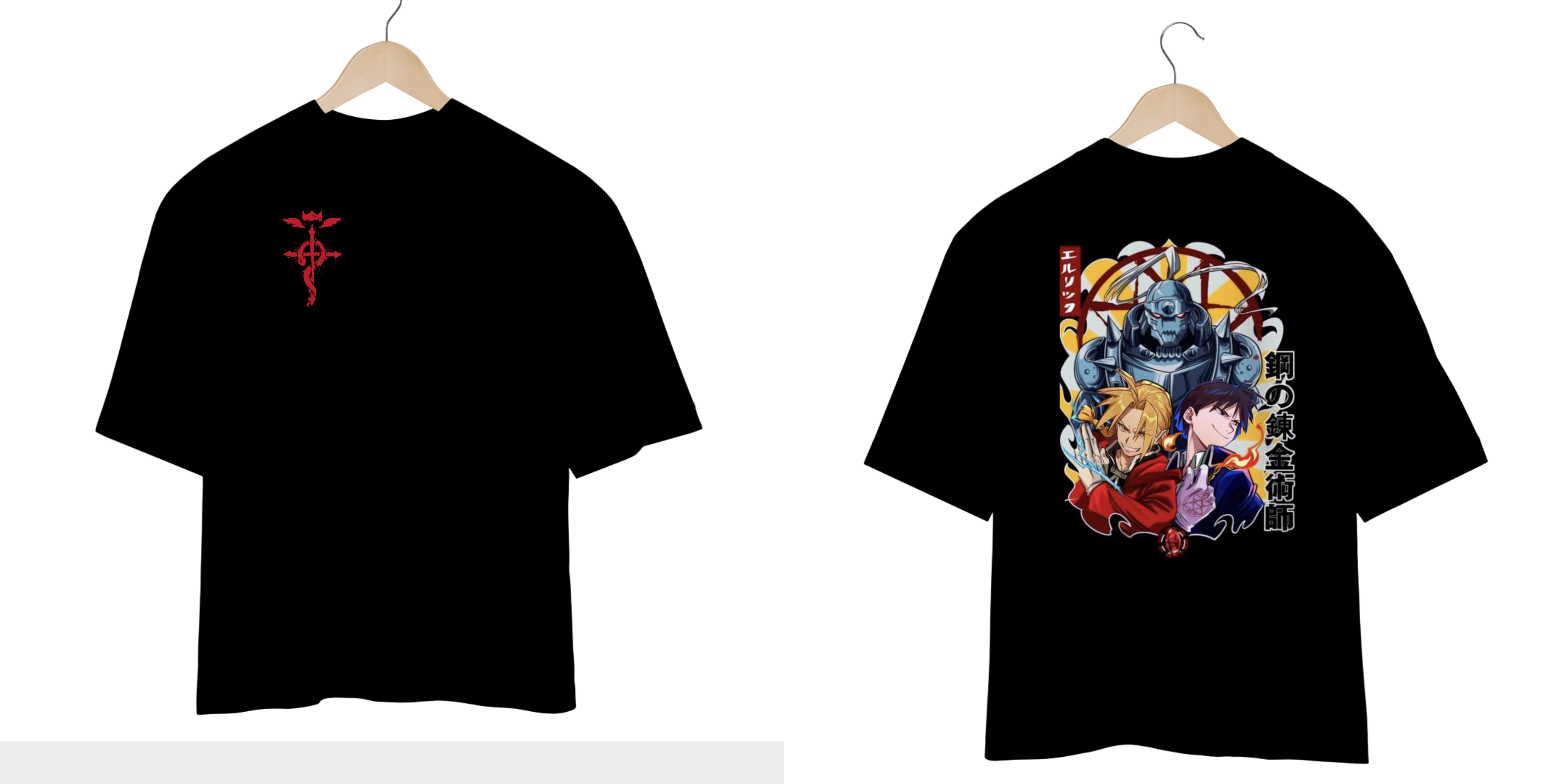 OVERSIZED PREMIUM - FULLMETAL ALCHEMIST - ALQUISTAS DE AÇO