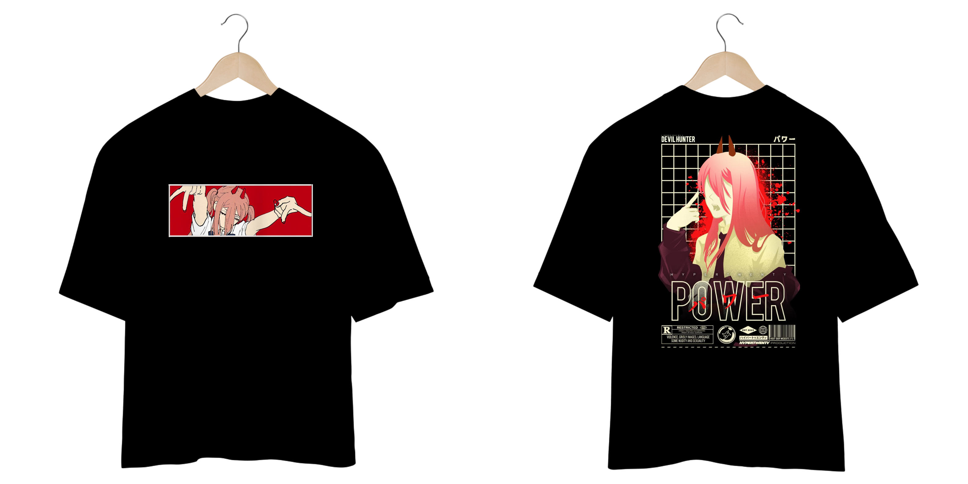 OVERSIZED PREMIUM - CHAINSAW MAN - POWER