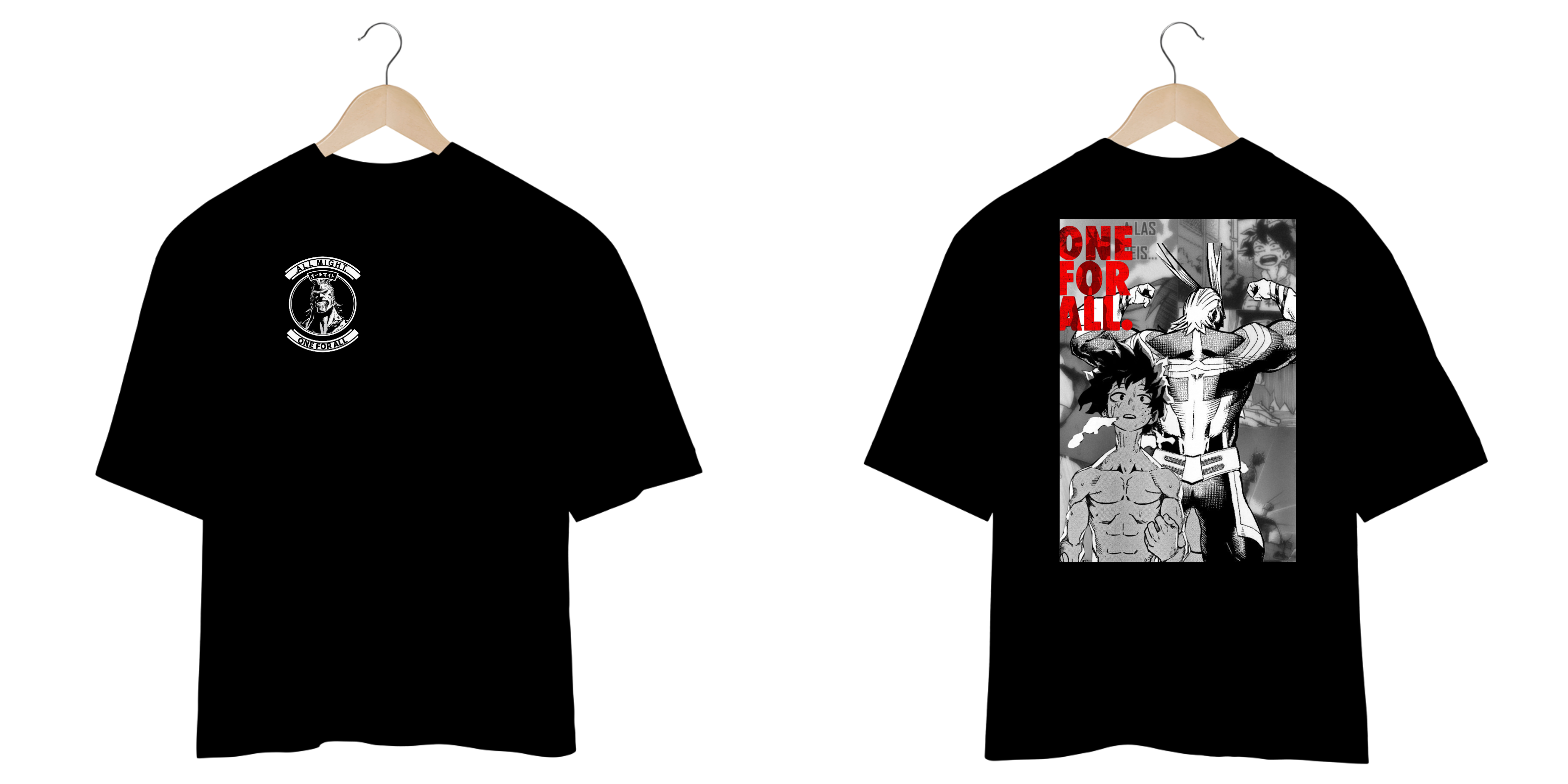 CAMISA BOKU HERO - ONE FOR ALL