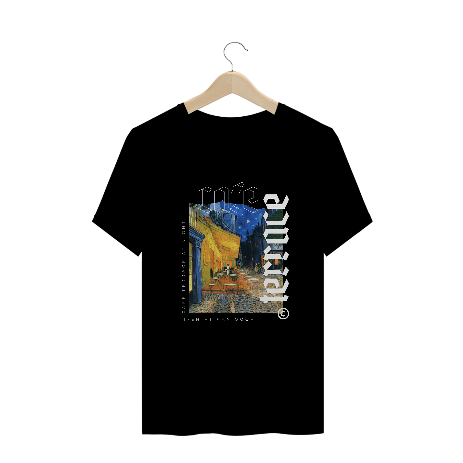 T-Shirt Vincent Van Gogh - Cafe terrace