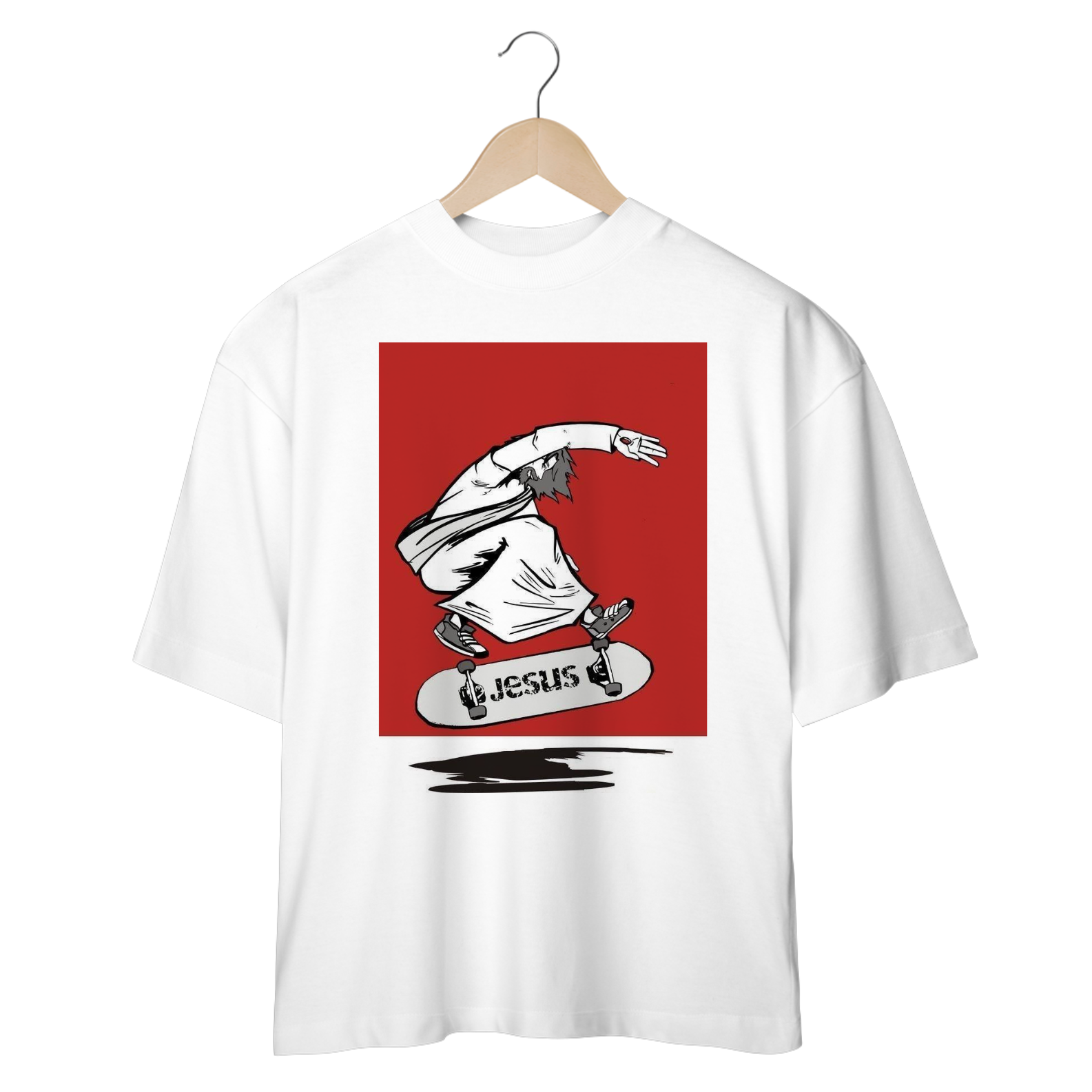 oversized skate Jesus