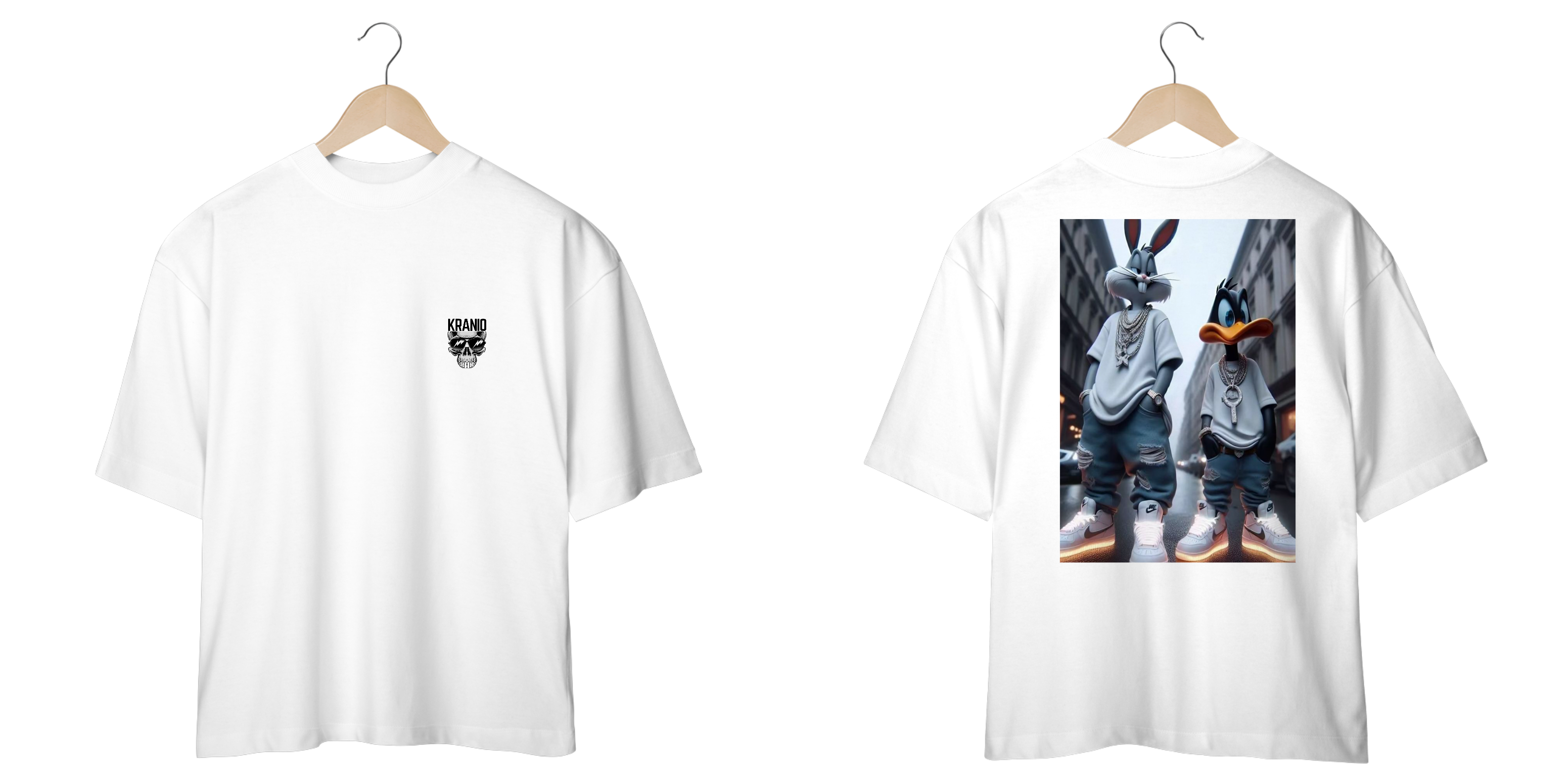 oversized  Pernalonga e Patolino