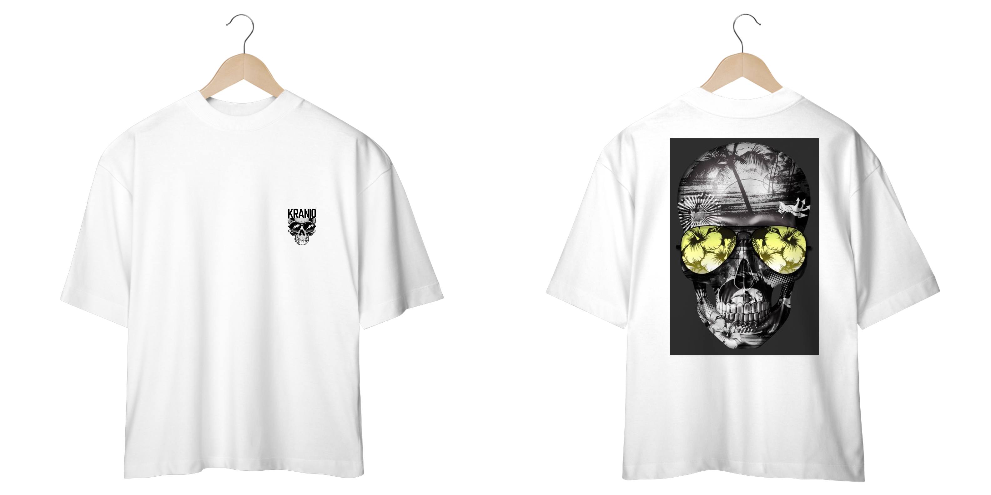 oversized black flowers