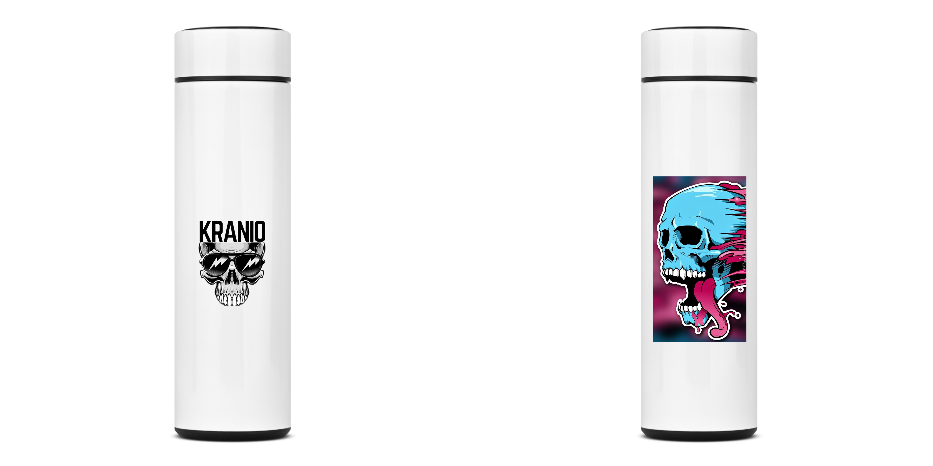 garrafa termica kranio skull