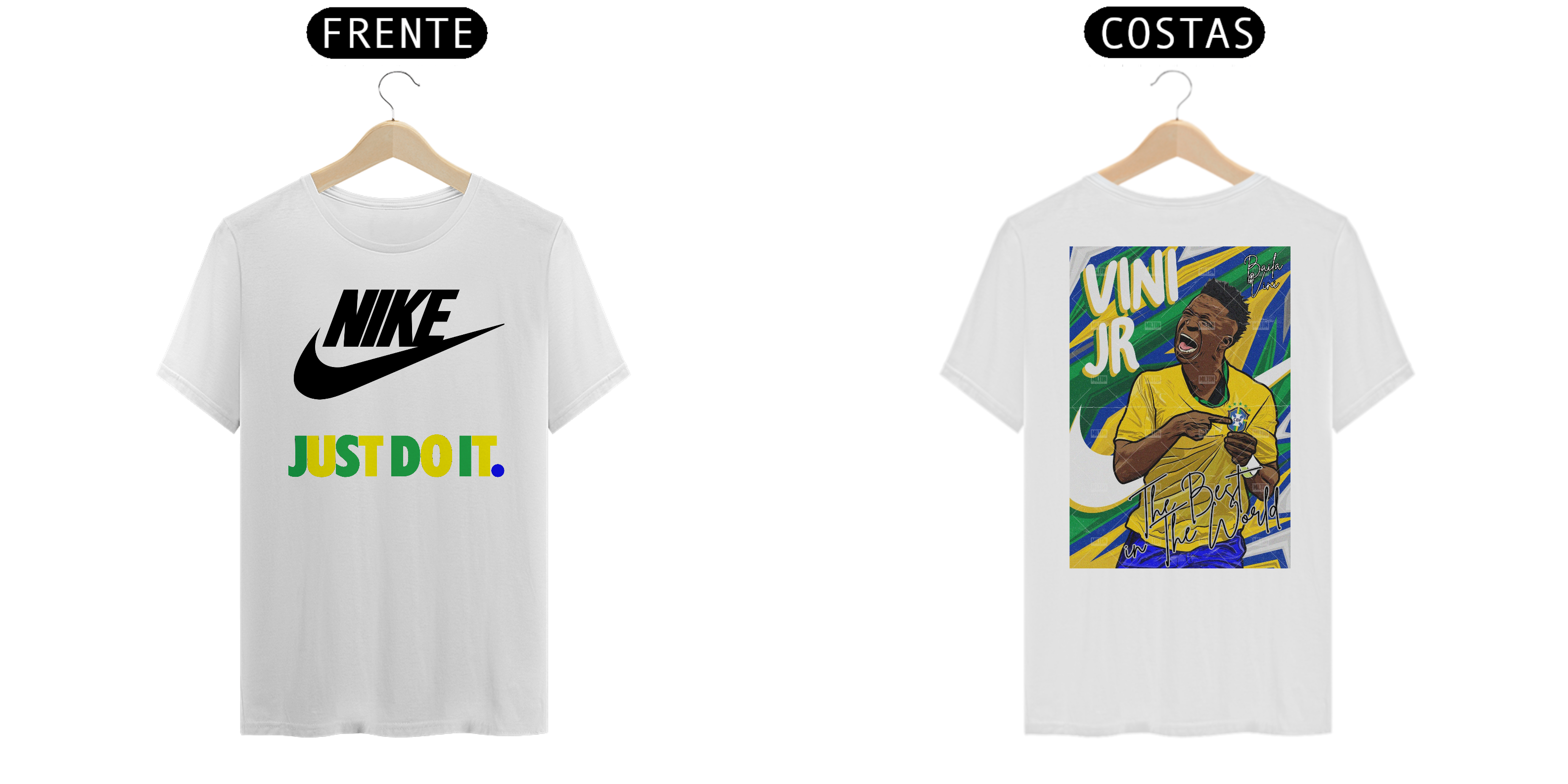 Camisa Nike T-Shirt Prime Vinicius Jr The Best (Branco e Marfim)