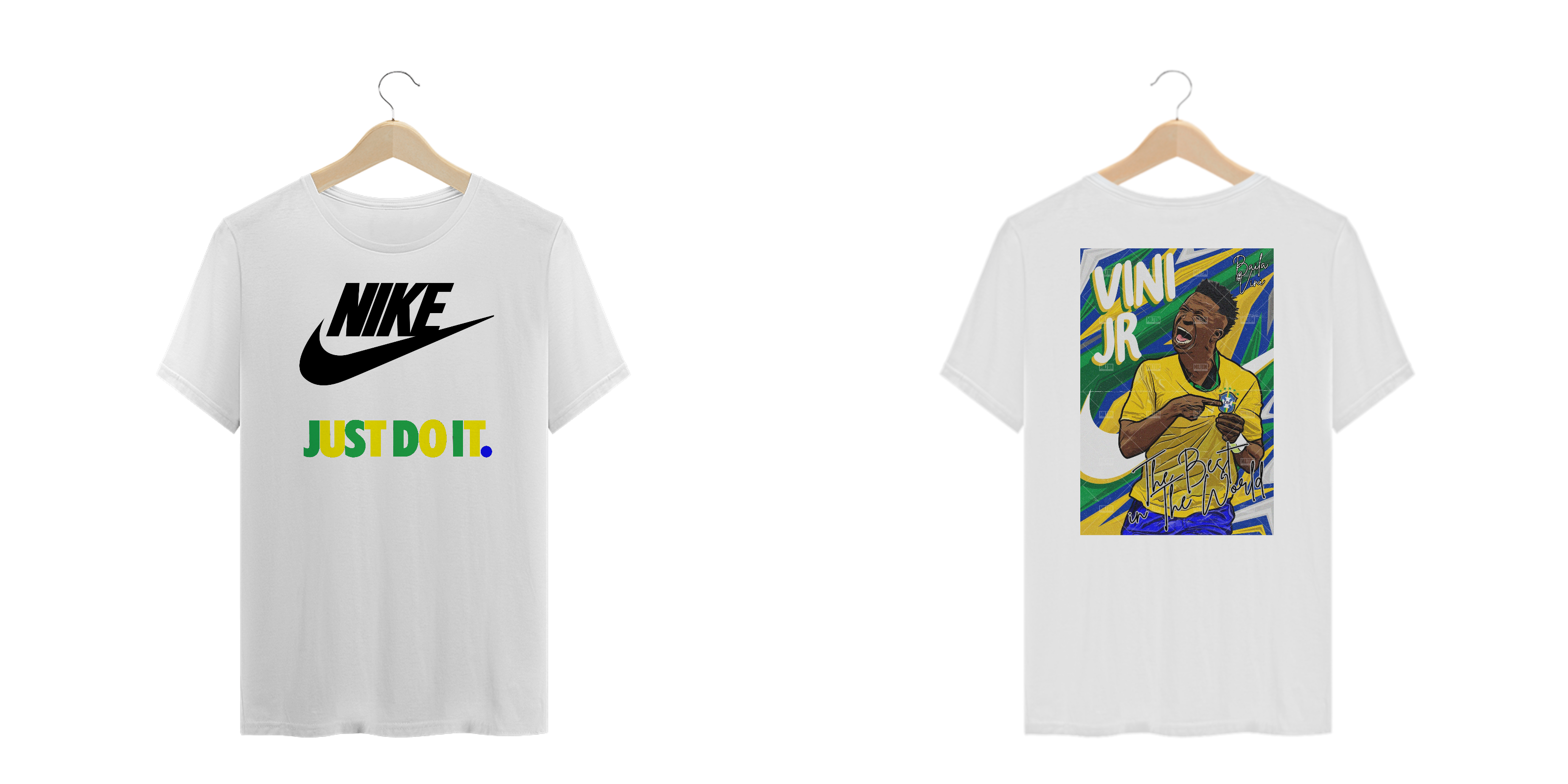 Camisa Nike T-Shirt Plus Size Vinicius Jr The Best (Branco)