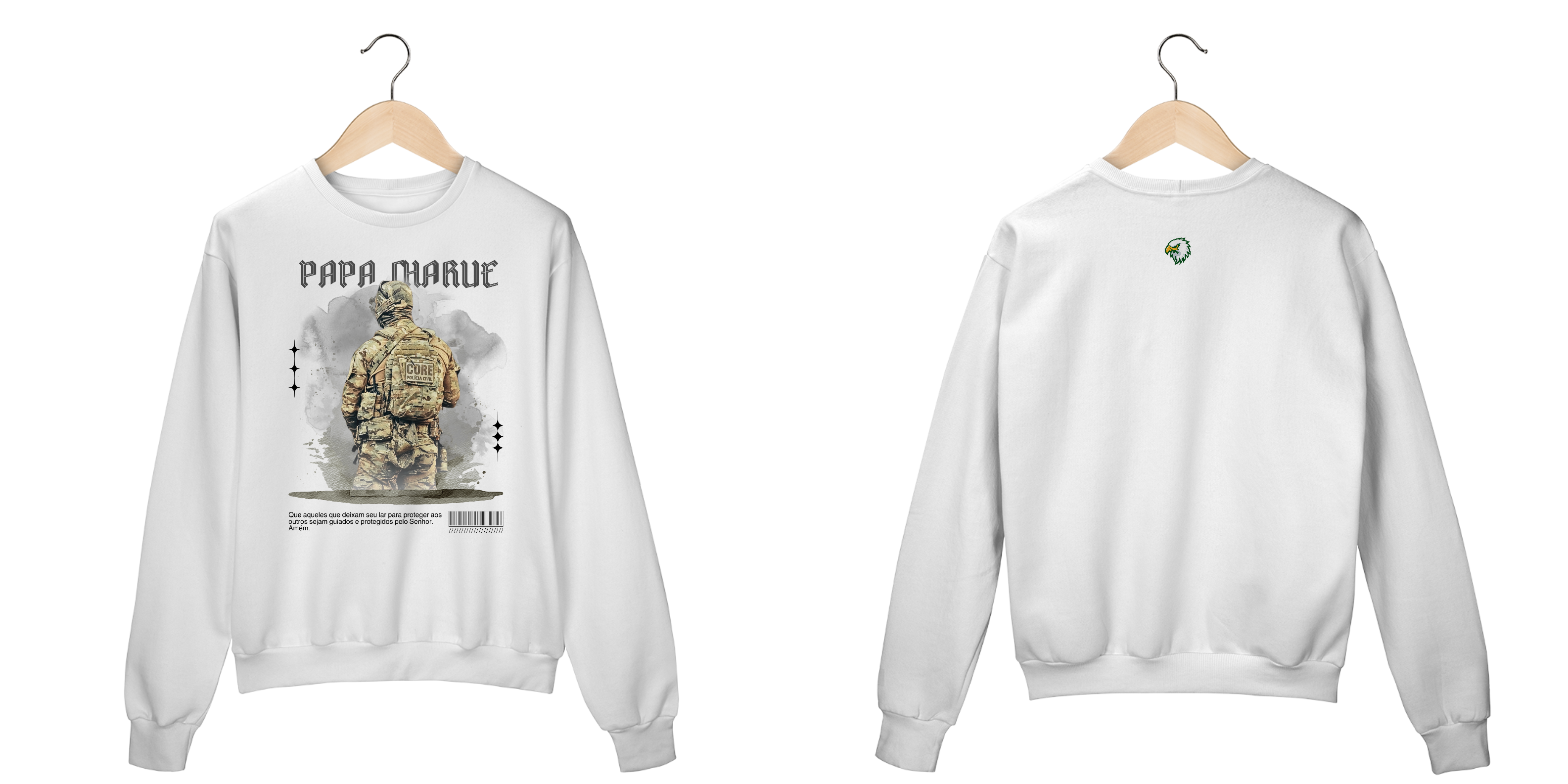 PAPA CHARLIE - MOLETOM CLARO