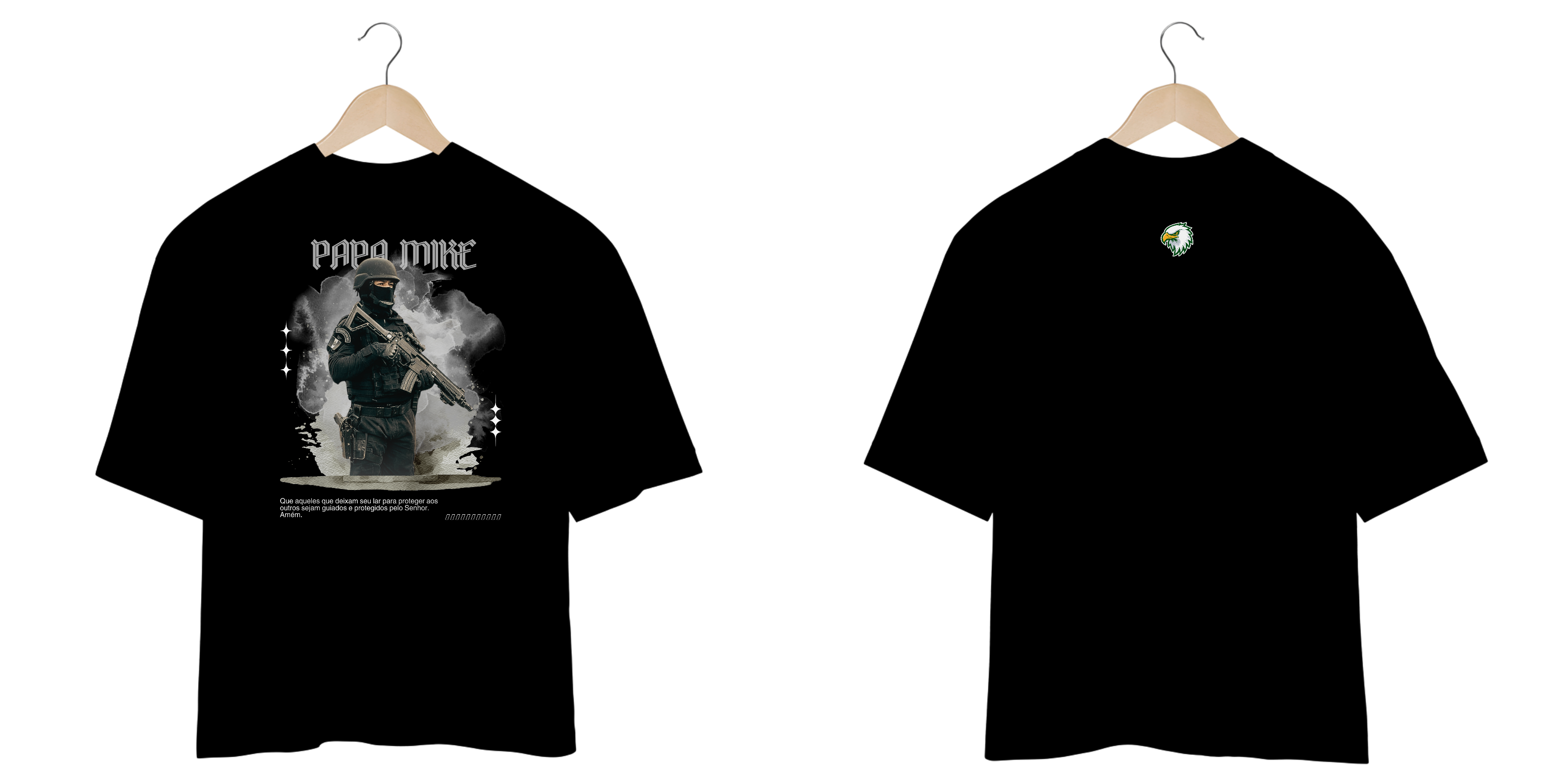 PAPA MIKE - OVERSIZED ESCURA