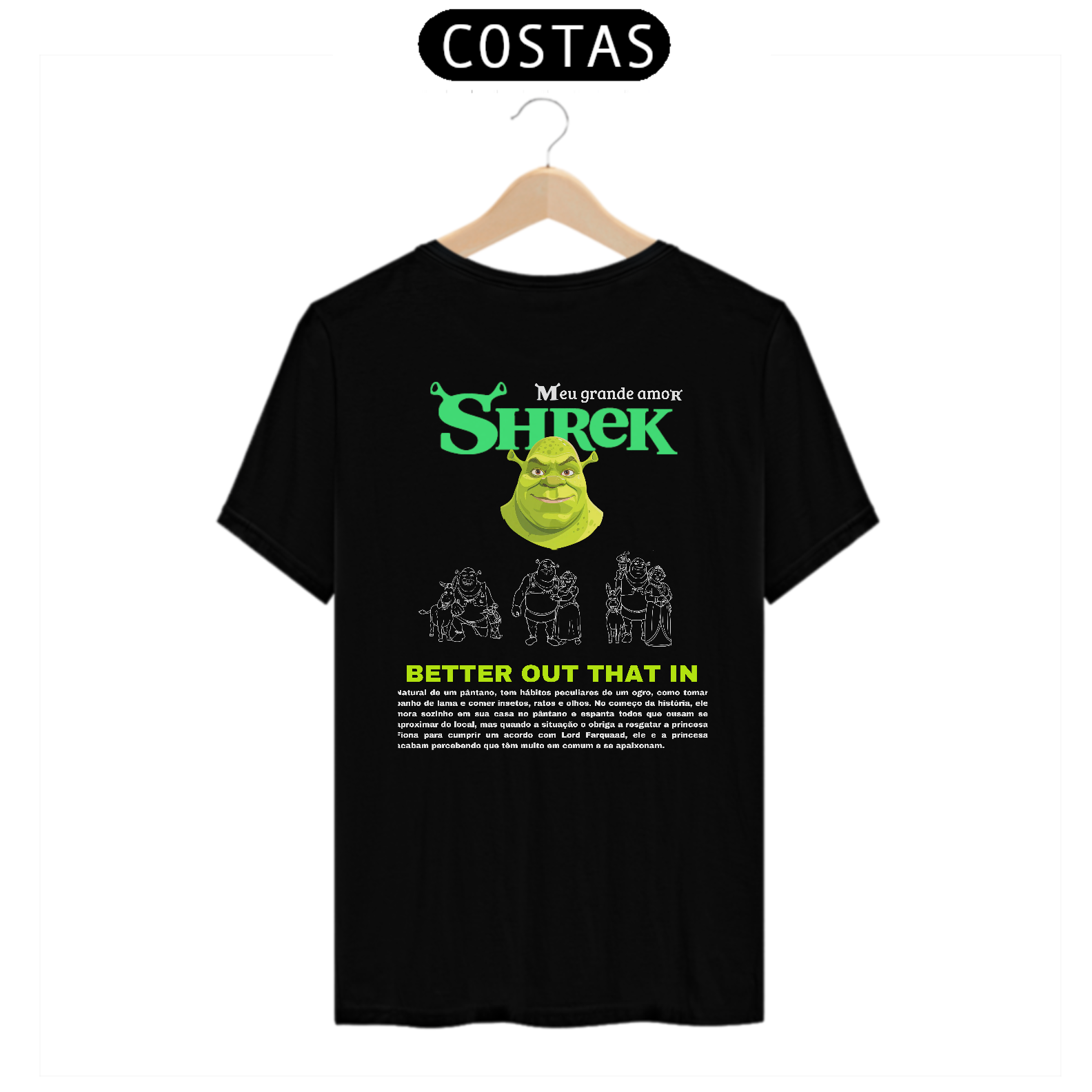 Camisa Shrek