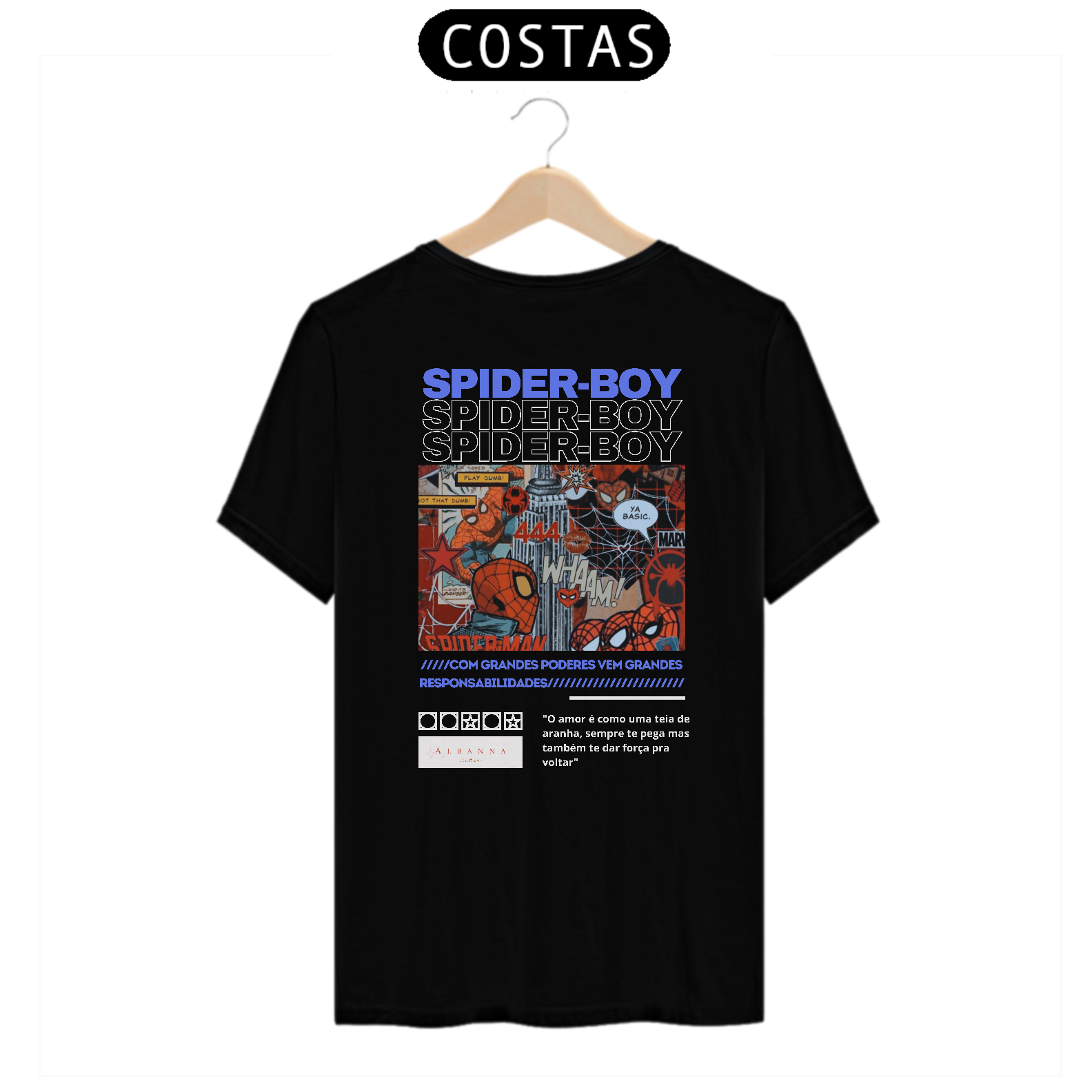 Camisa Spider-Boy 