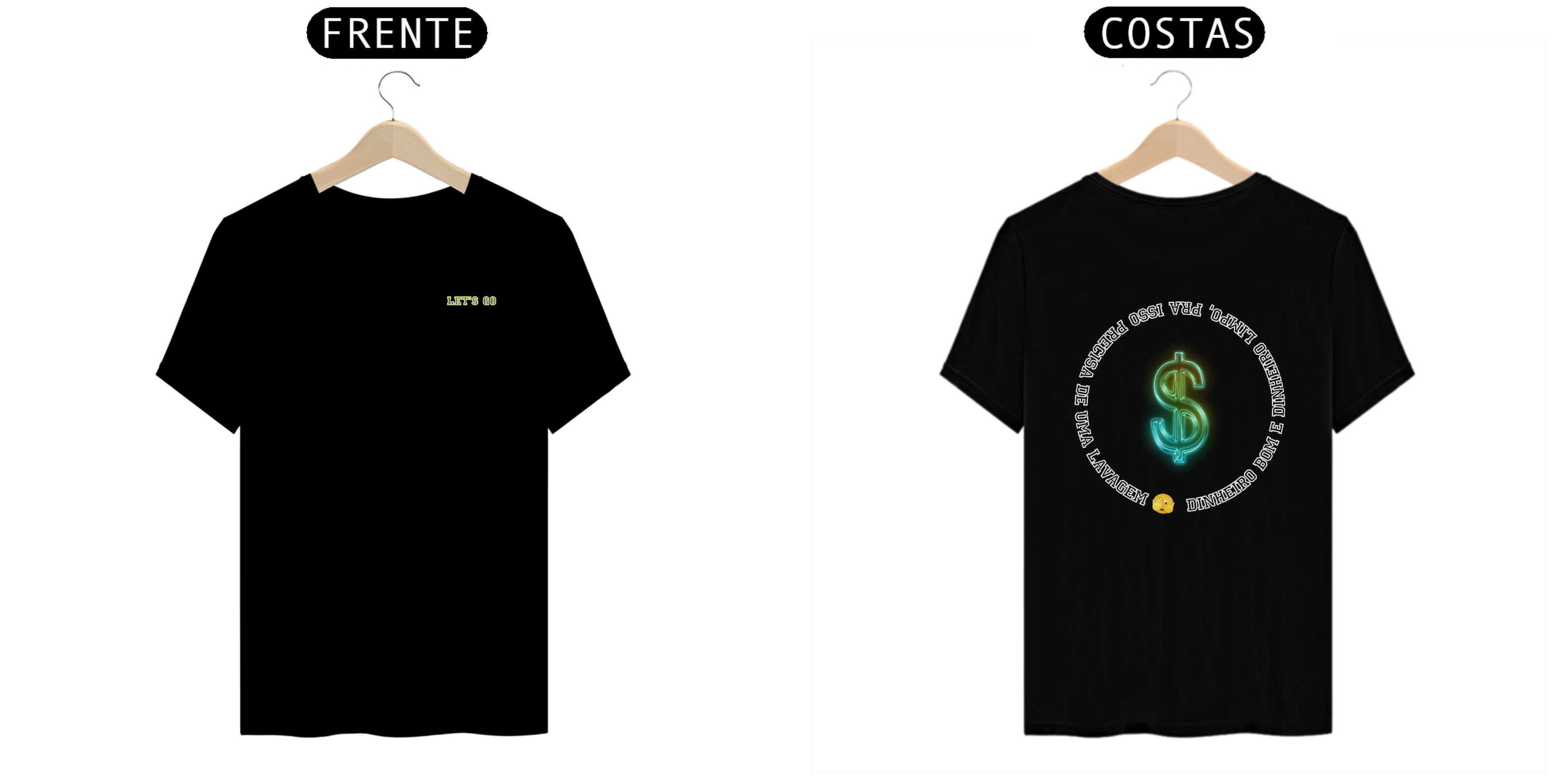 Dinheiro bom e dinheiro limpo pra isso precisa de uma lavagem