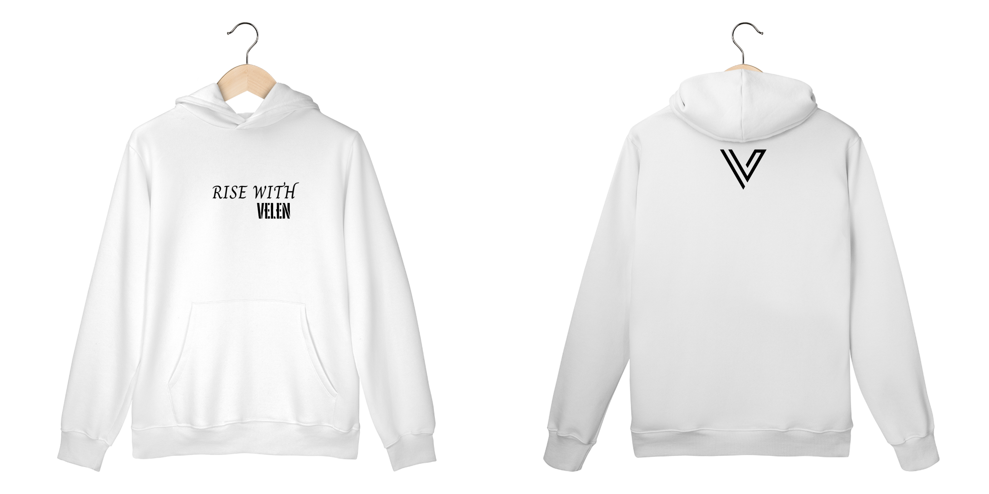 MOLETOM CAPUZ VELEN BRANCO