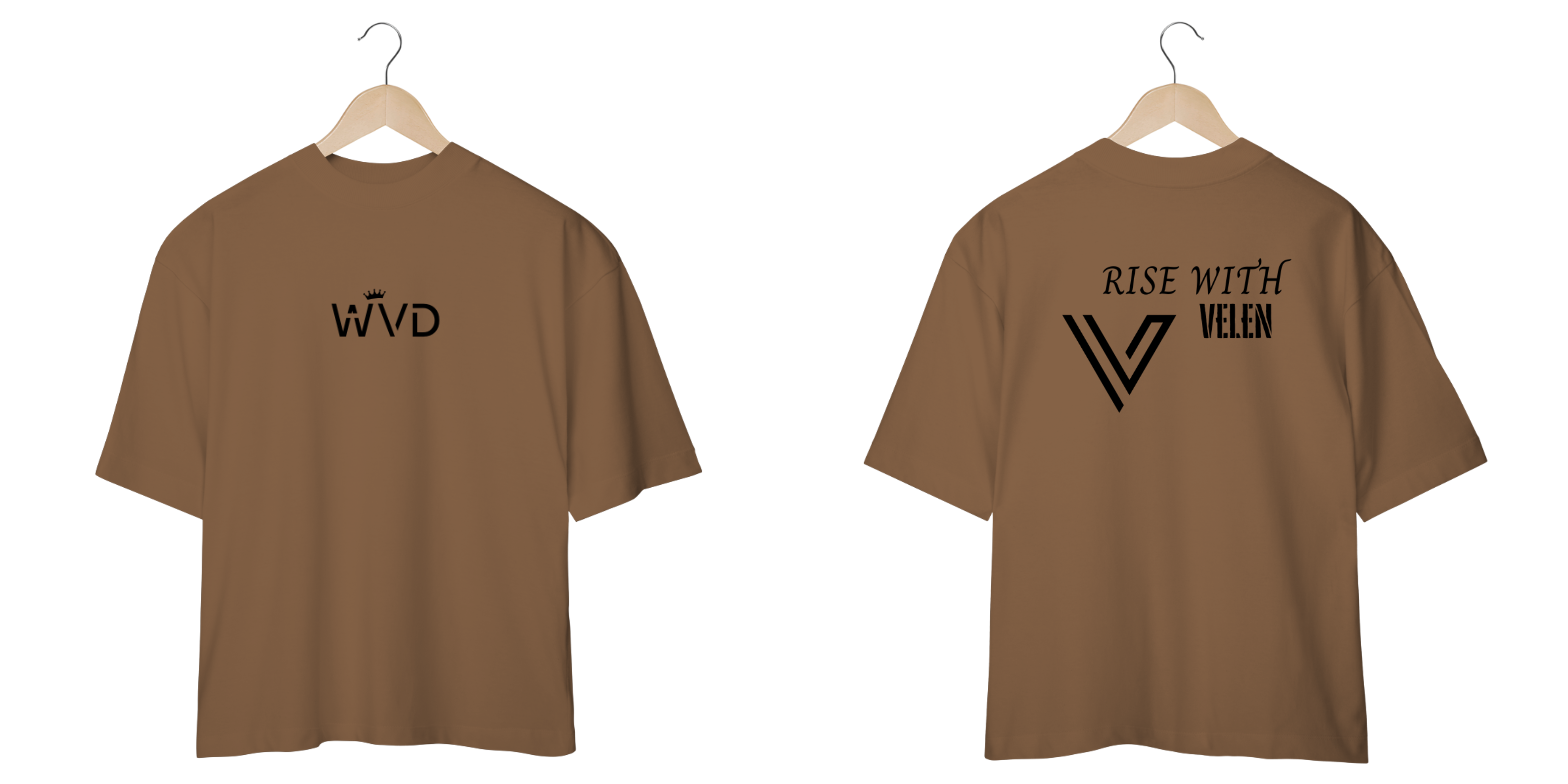 CAMISA OVERSIZED  RISE VELEN MARROM