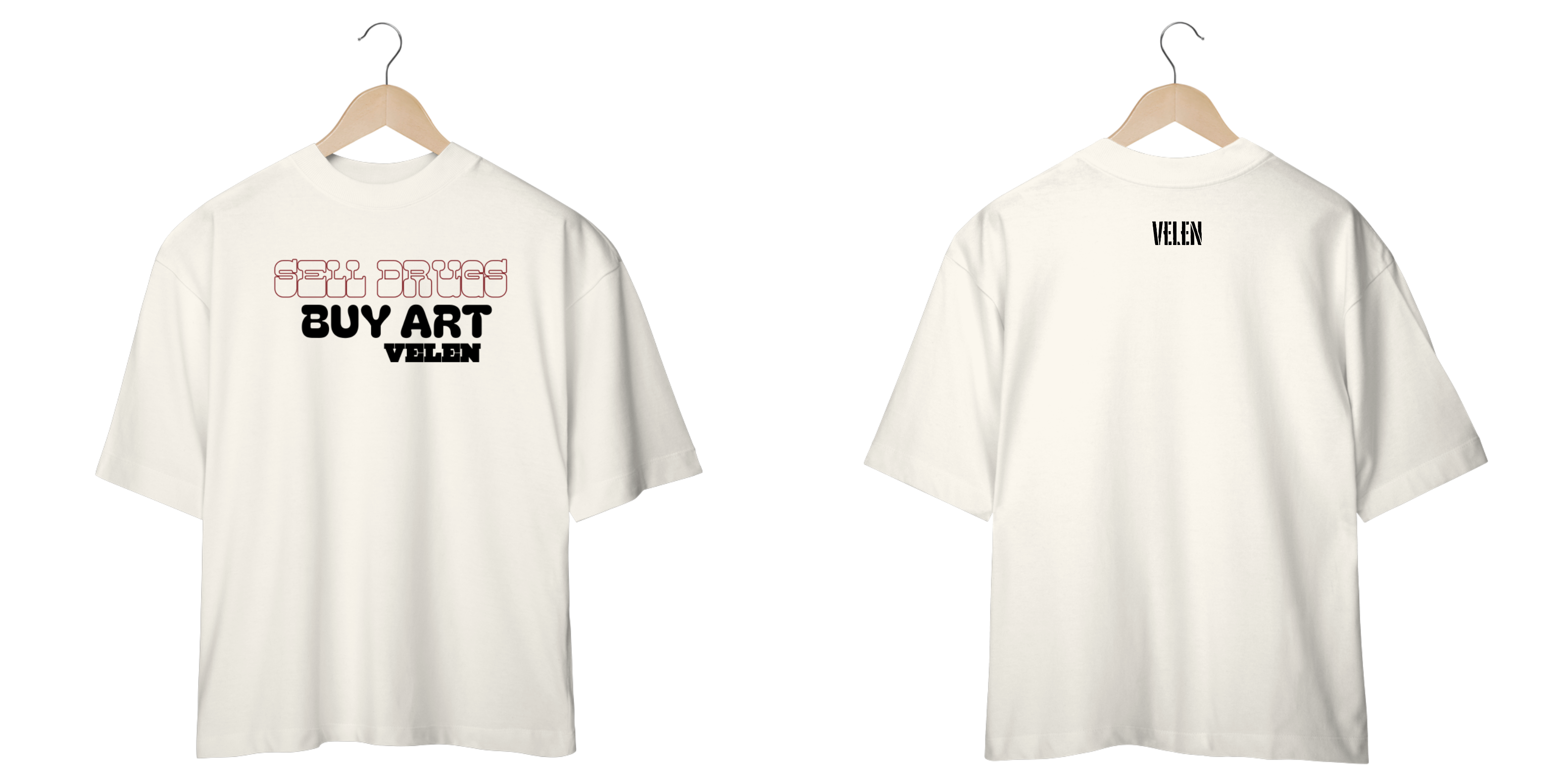 CAMISA OVERSIZED ART BEGE 