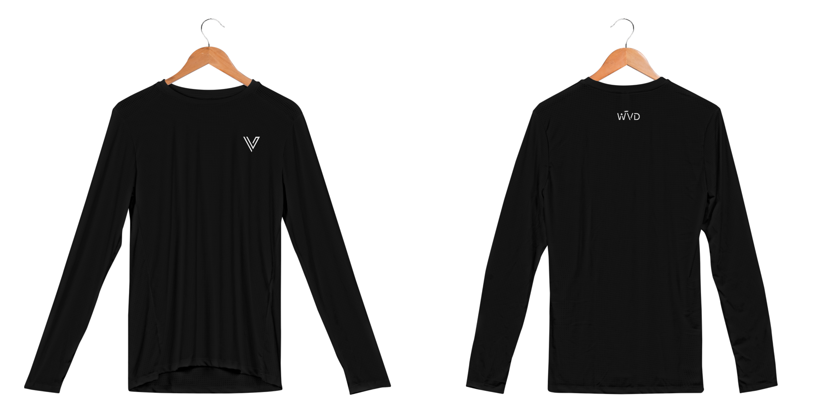 CAMISA MANGA LONGA PRETA V