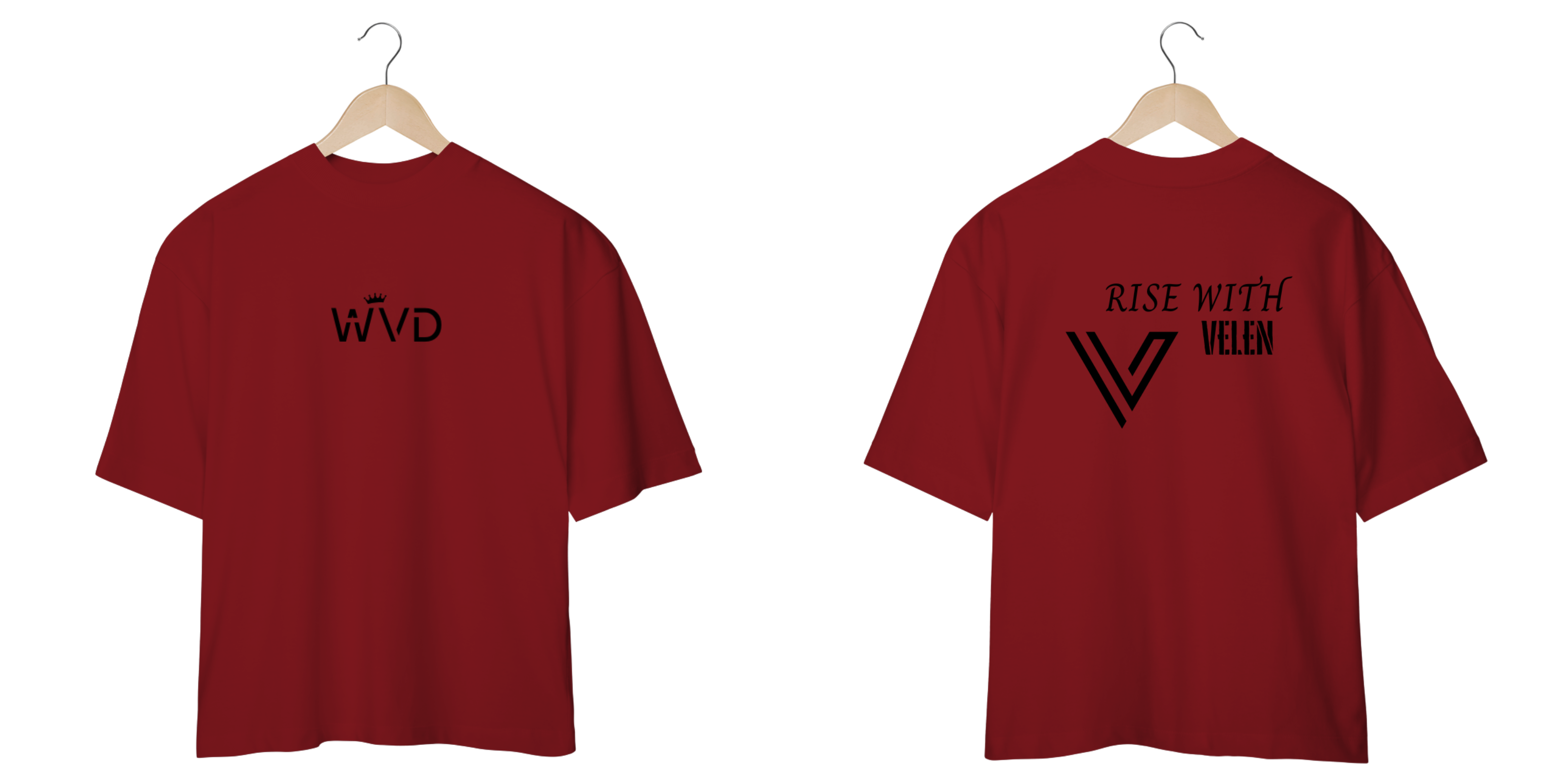 CAMISA OVERSIZED  RISE VELEN VINHO