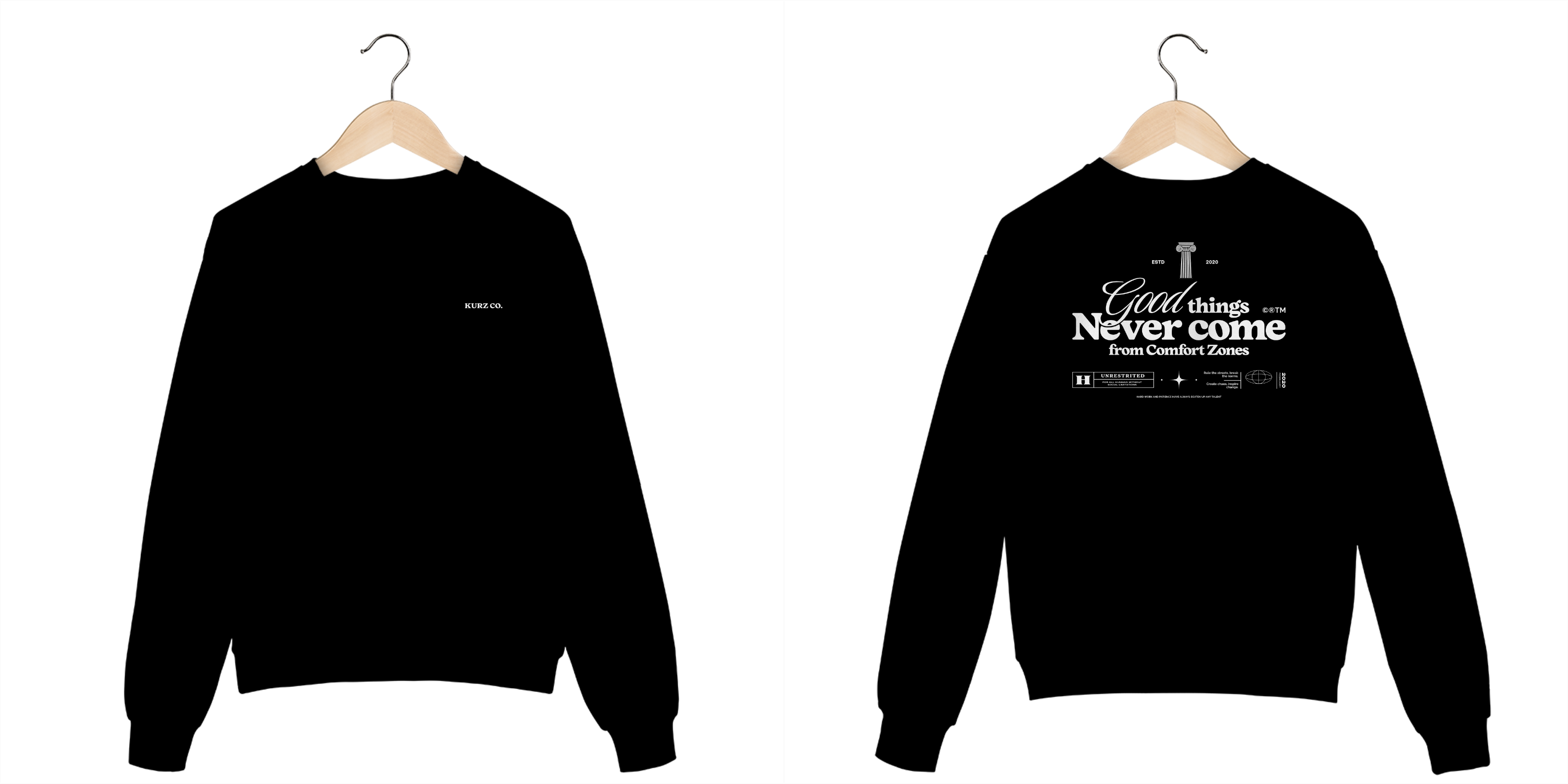 Moletom Preto - KURZ Co.