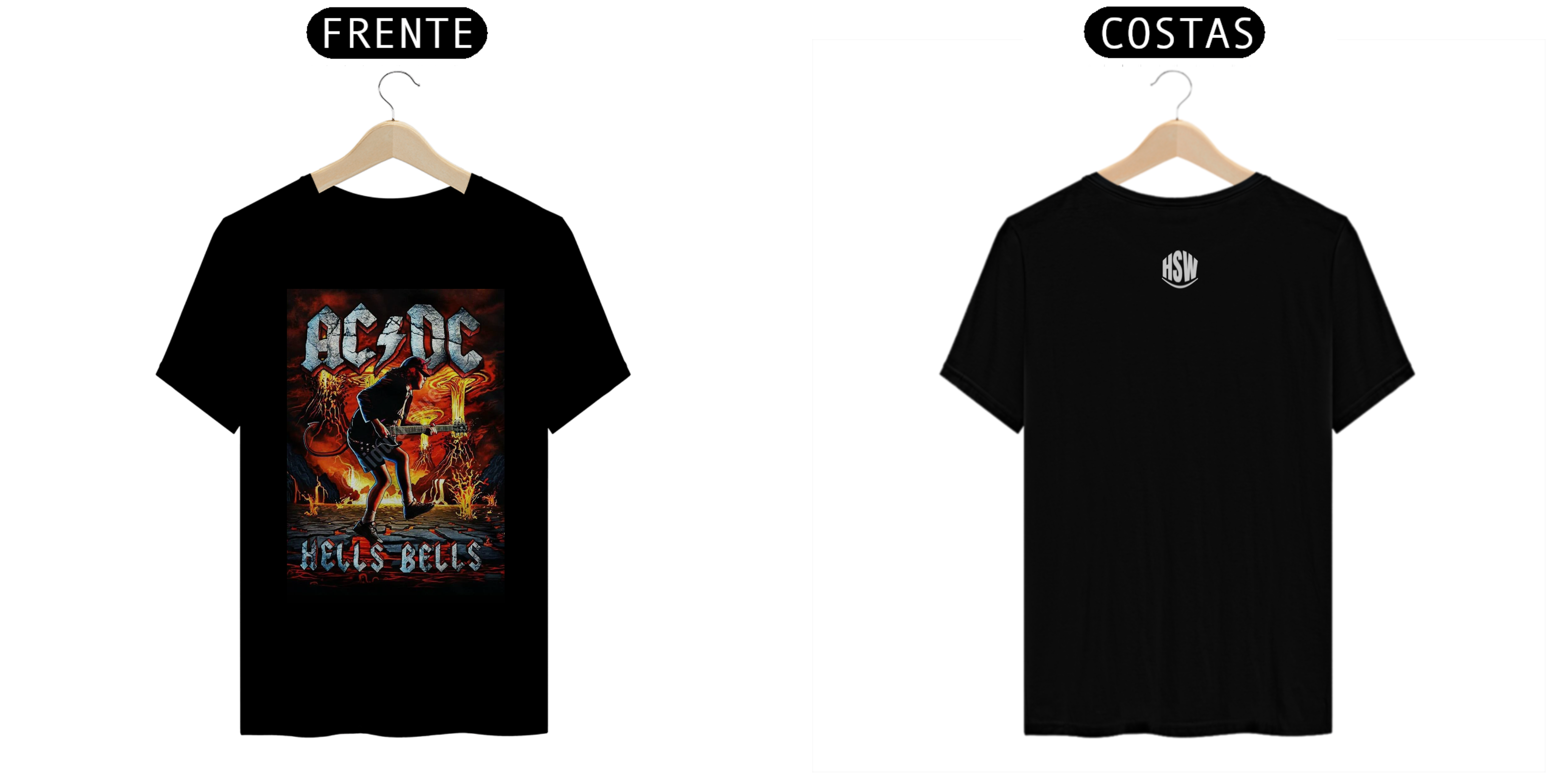 Camisa AC/DC – Coleção Camisas de Rock: A Energia do Rock N