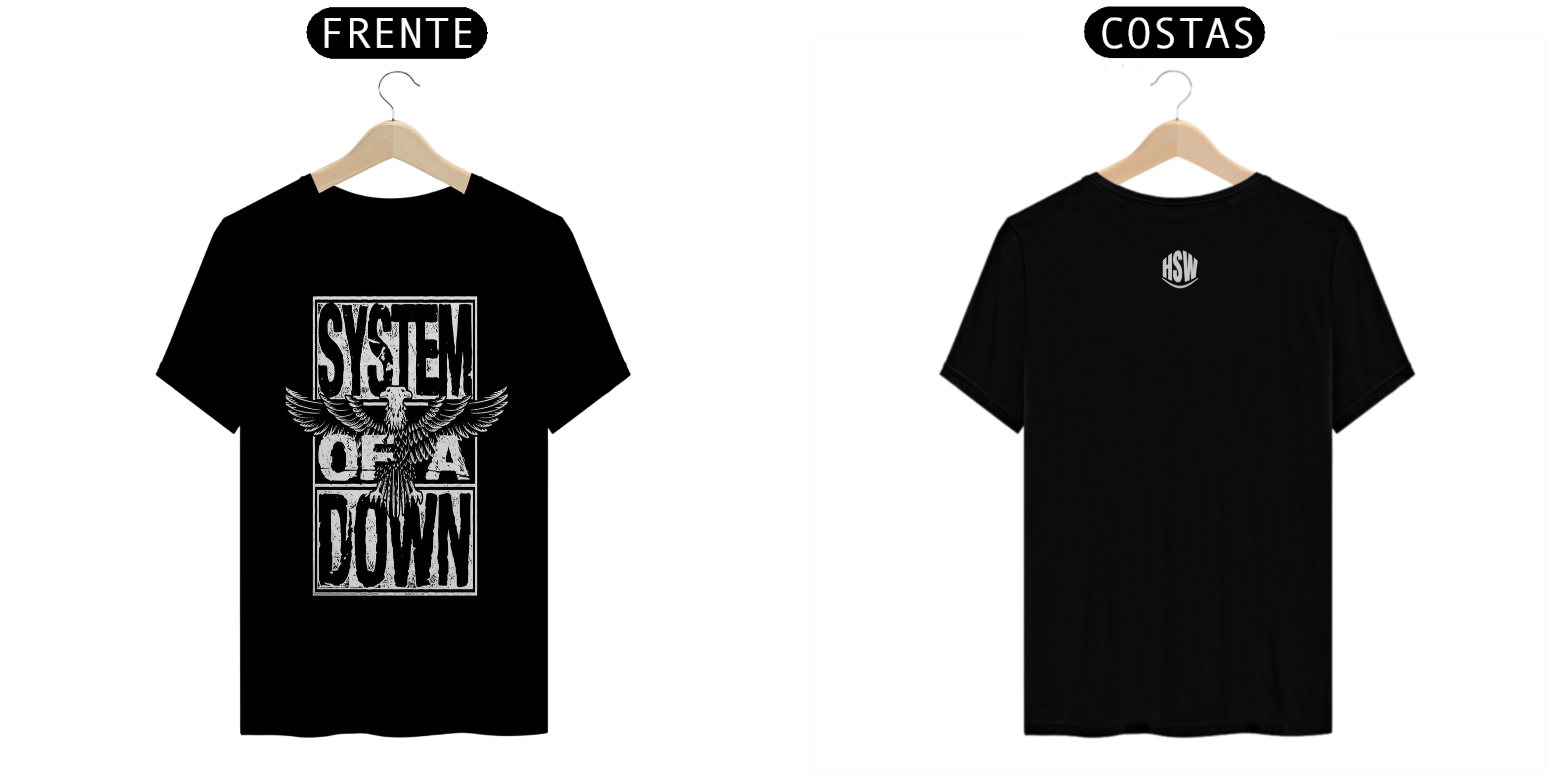 Camisa System of a Down – Coleção Camisas de Rock: A Força do Metal Alternativo em Cada Detalhe