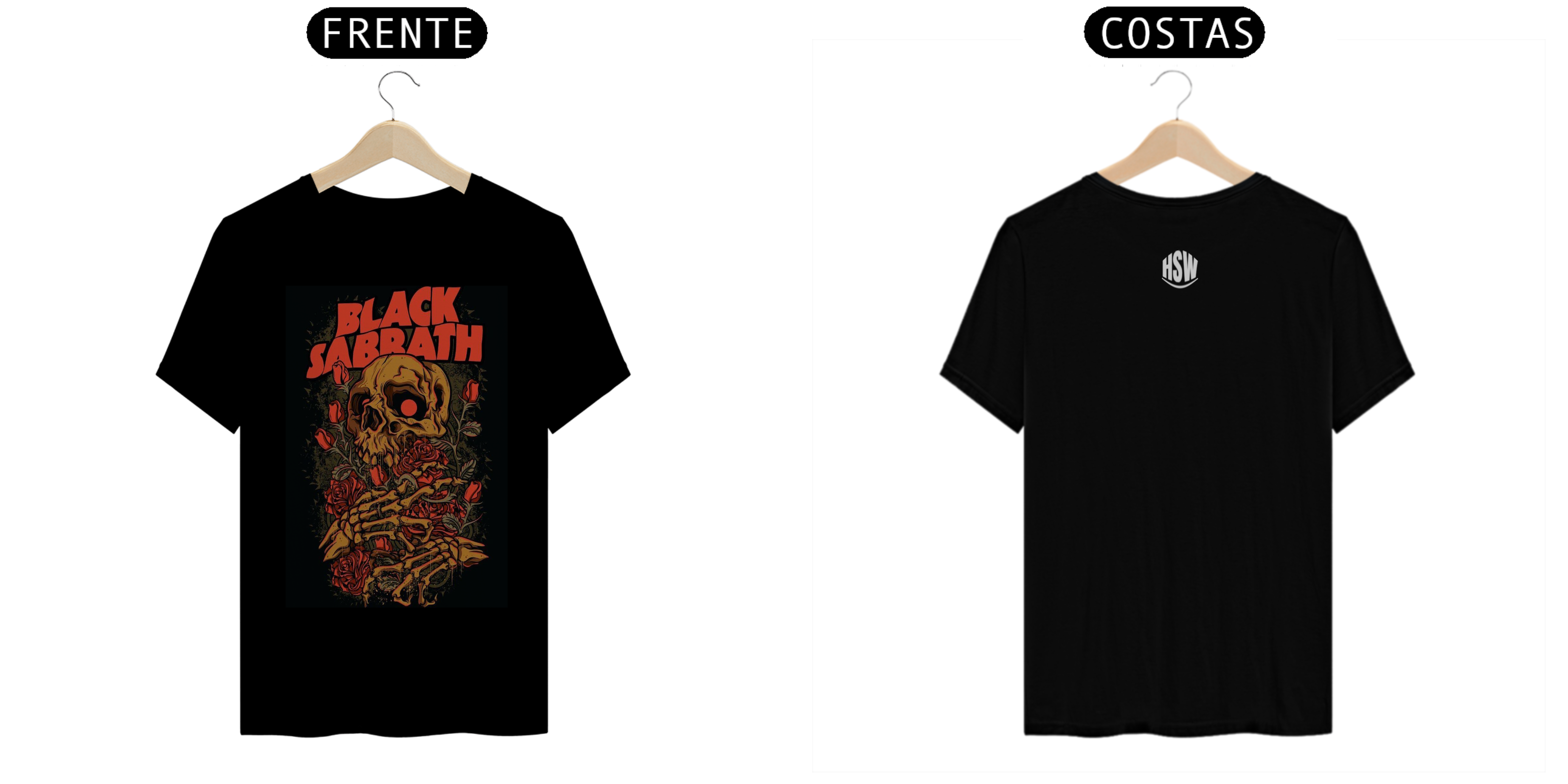 Camisa Black Sabbath – Coleção Camisas de Rock: O Som Pesado da Lenda do Metal